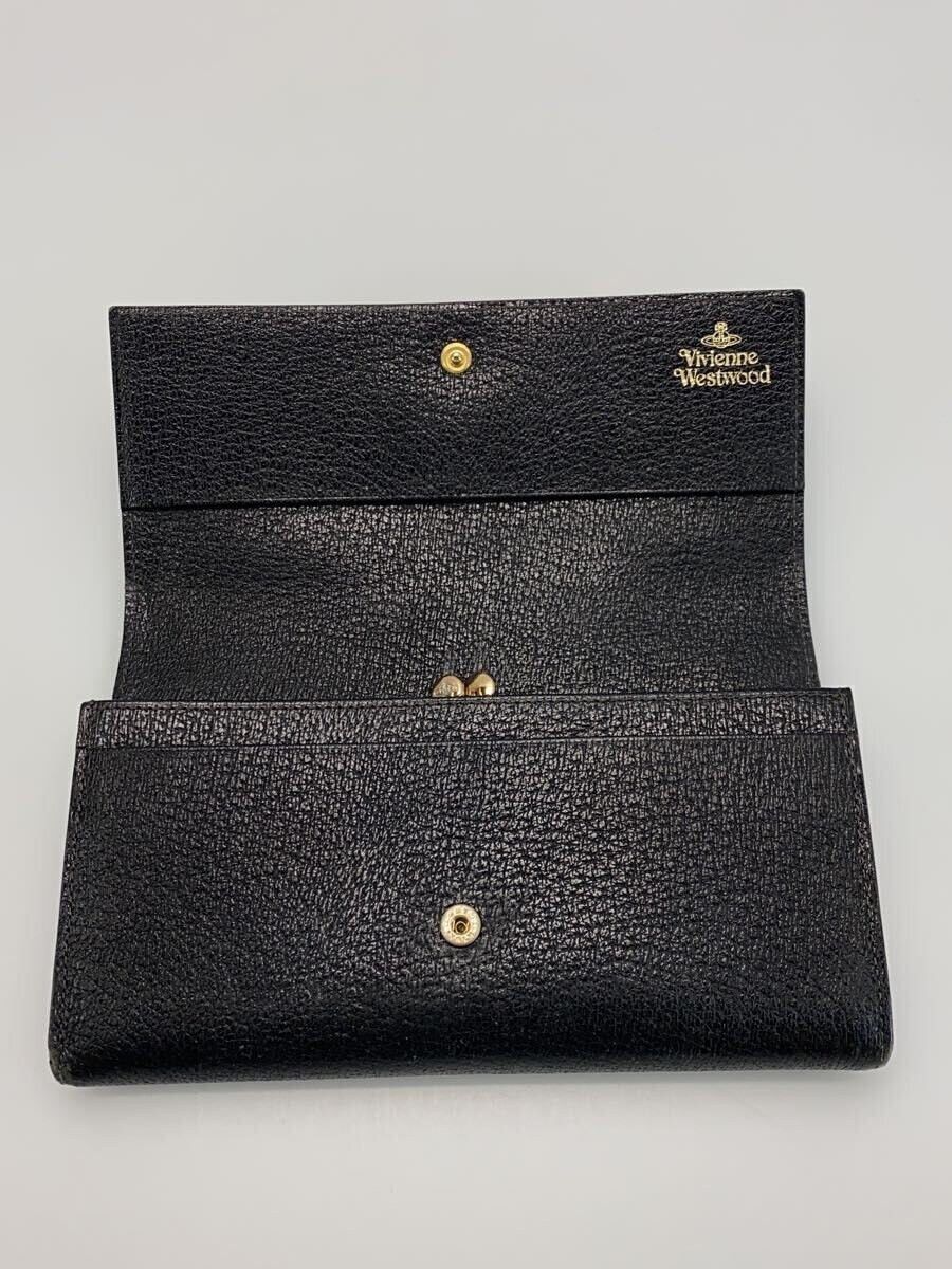 Vivienne Westwood Vivienne Westwood Lthr Long Wallet Black Size ONE SIZE - 4 Thumbnail