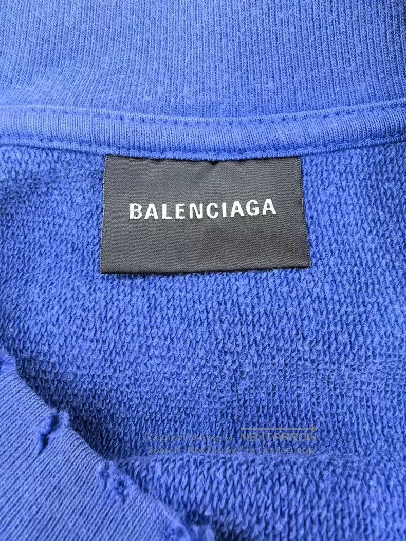 Balenciaga Balenciaga Graffiti Coca-Cola渗透logo distressed denim sweat Size US M / EU 48-50 / 2 - 3 Thumbnail