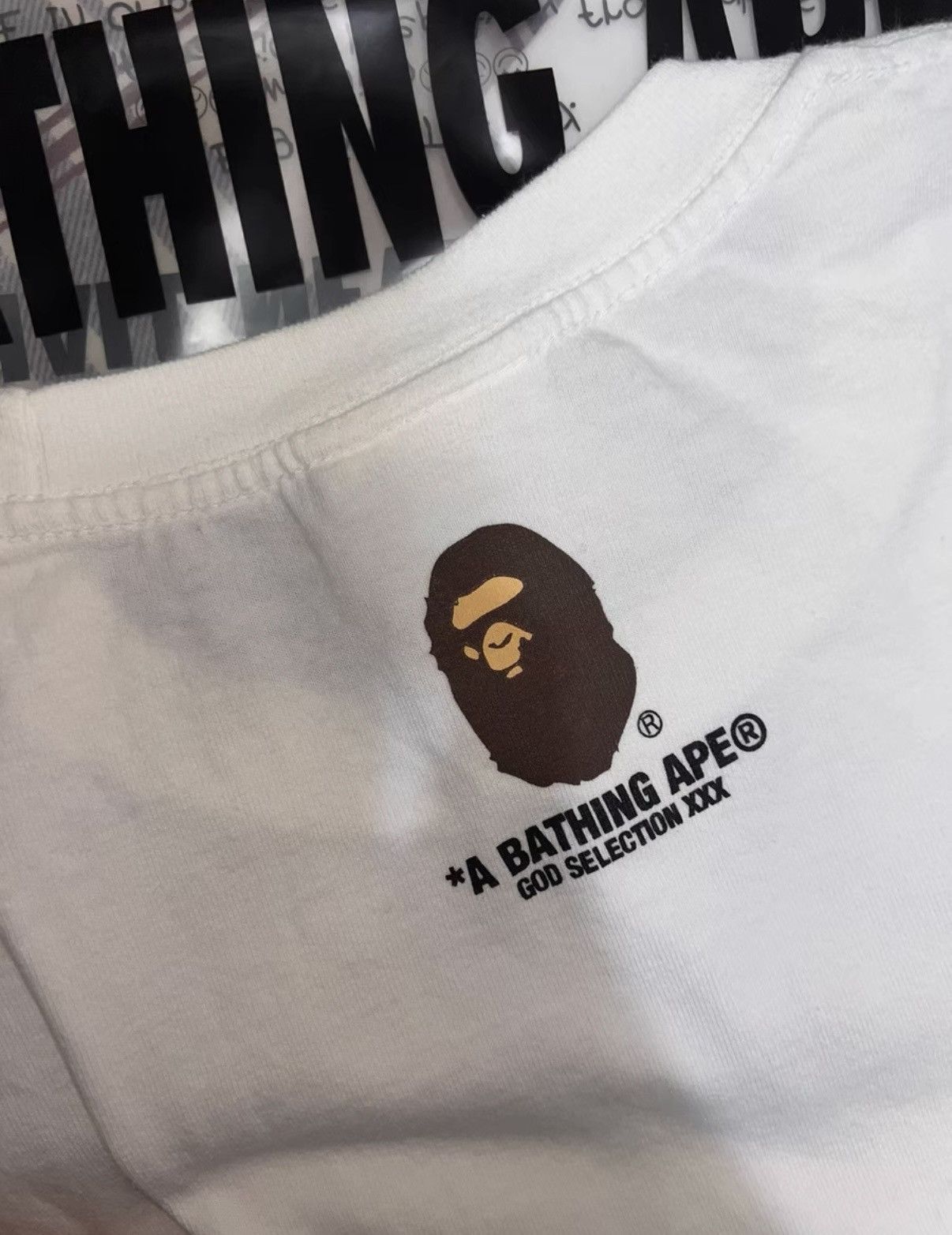 Bape BAPE x God Selection White Tee Size US L / EU 52-54 / 3 - 8 Thumbnail