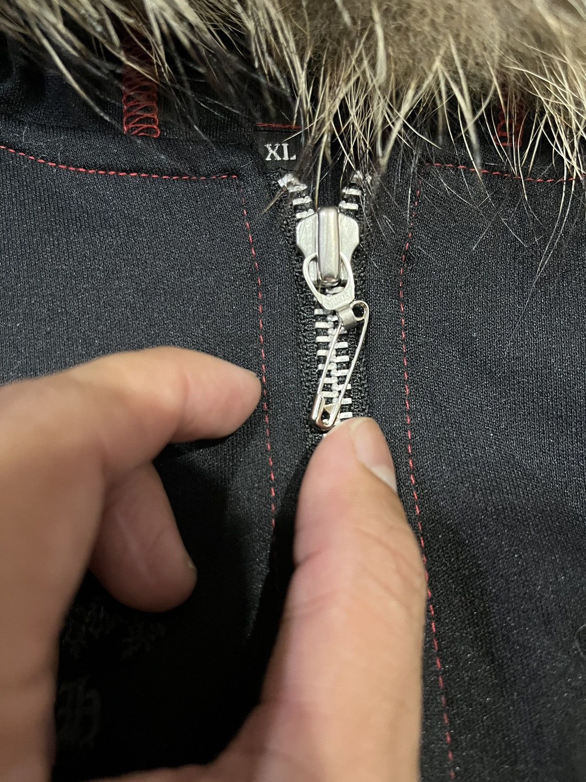 If Six Was Nine × Japanese Brand × Le Grande Bleu (L.G.B.) Zj punk fur hoodie ifsixwasnine lgb styled Size US M / EU 48-50 / 2 - 9 Thumbnail