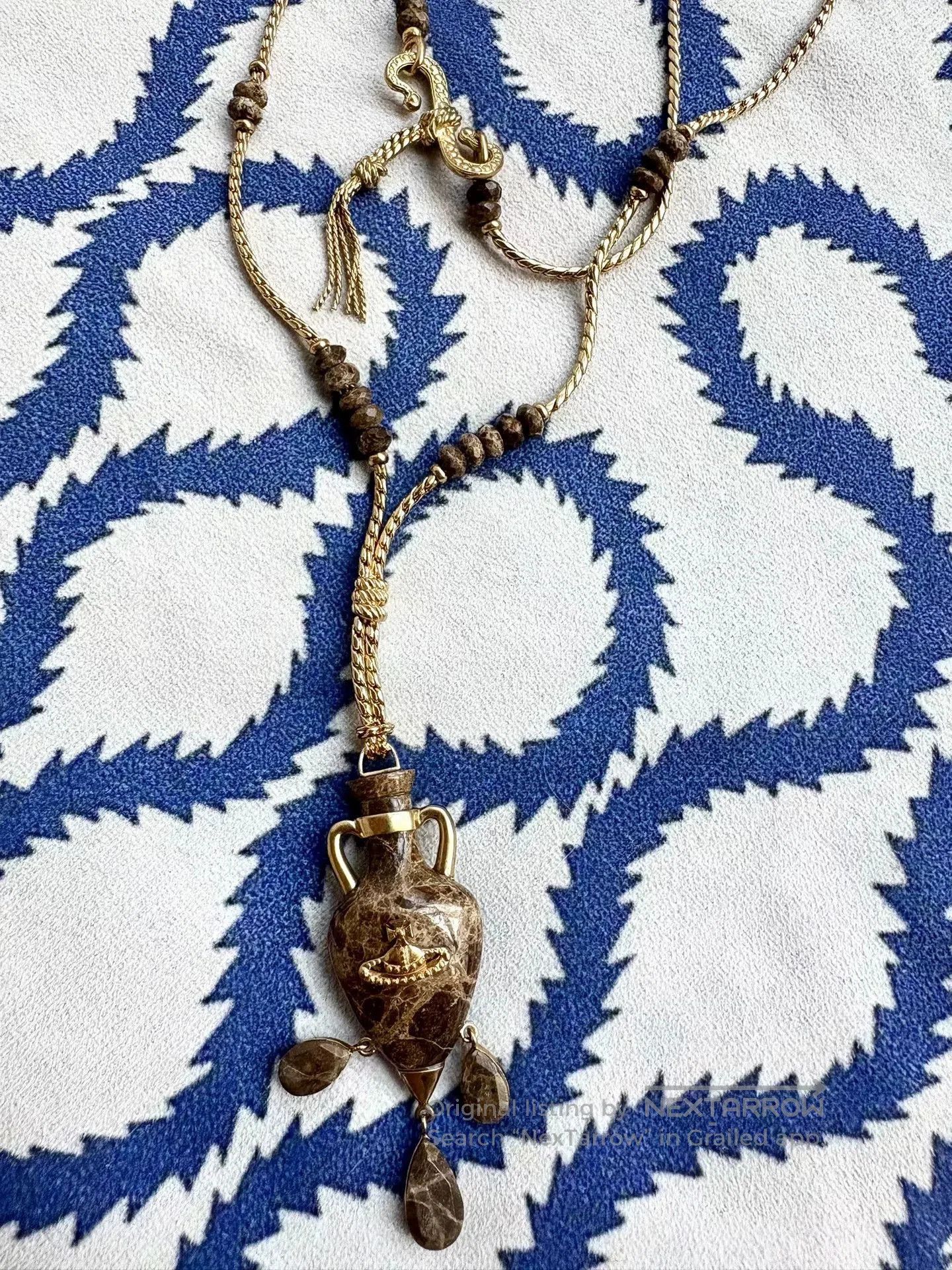 Vivienne Westwood Vivienne Westwood Vintage Marble Vase Necklace. Size ONE SIZE - 1 Thumbnail