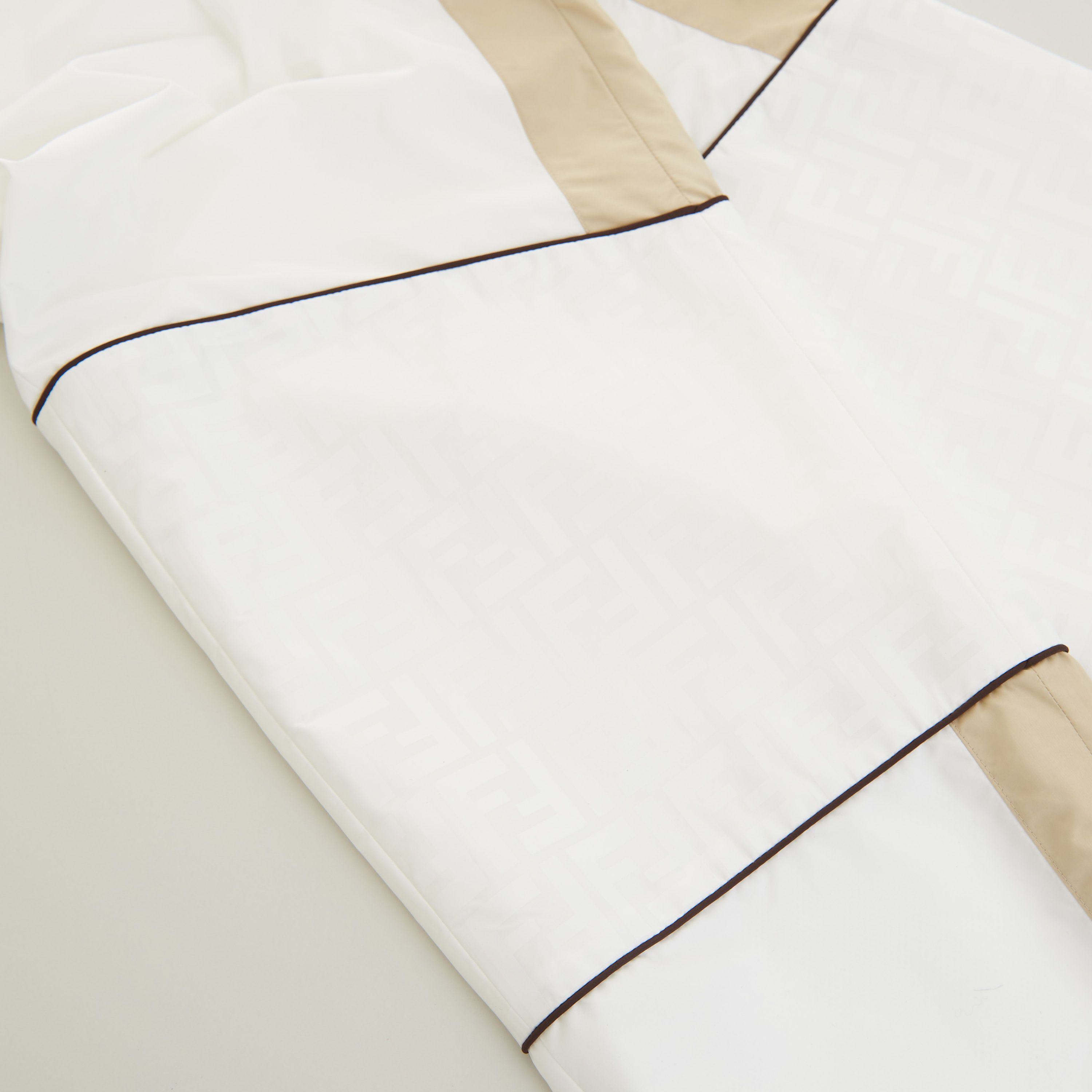 Fendi White Nylon Track Pants With FF Zucca Pattern Print Size S Size US 28 / EU 44 - 8 Thumbnail