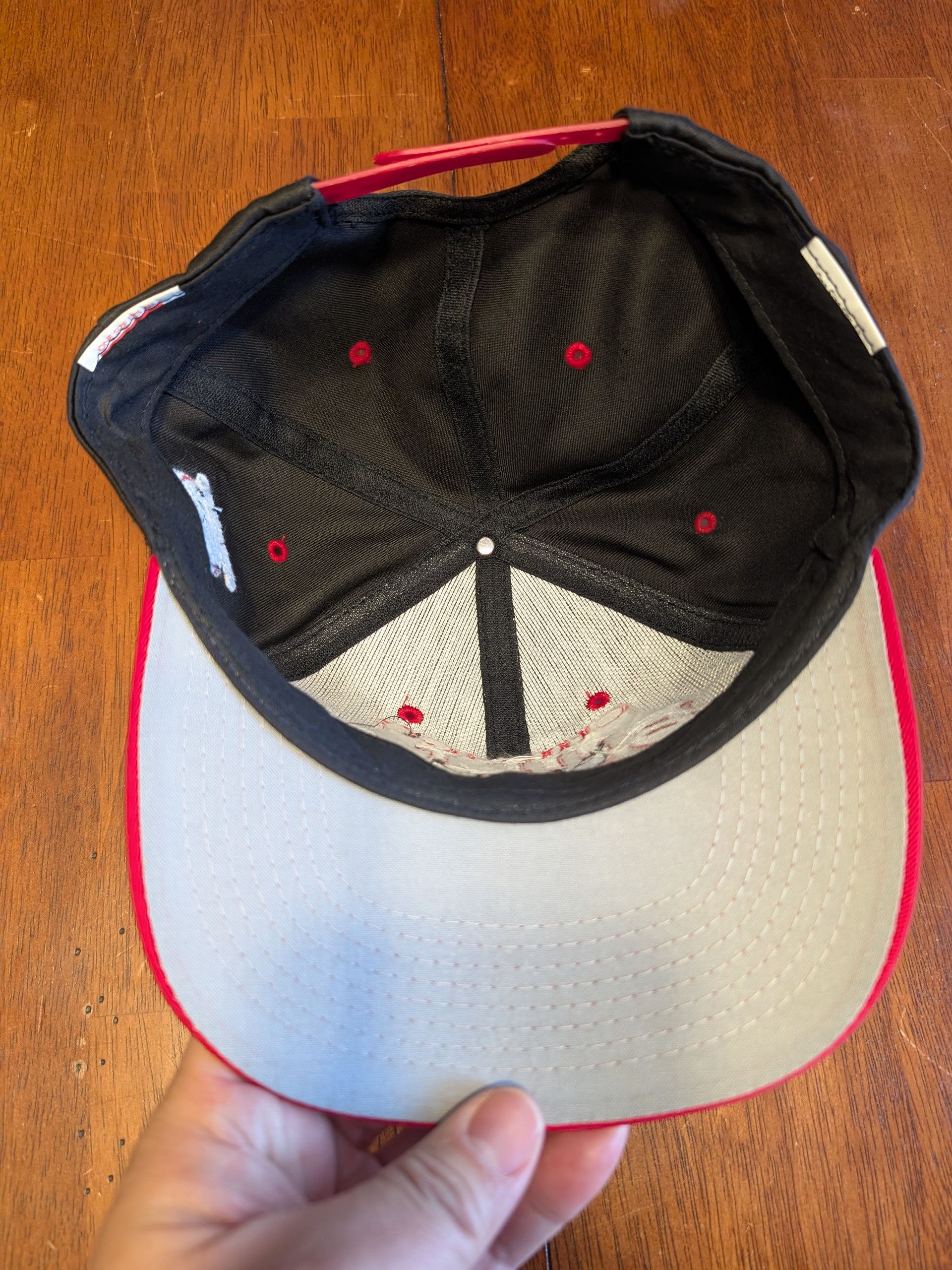 Other Vintage 90's Embroidered Chicago Bulls Arc Snapback Hat Size ONE SIZE - 3 Thumbnail