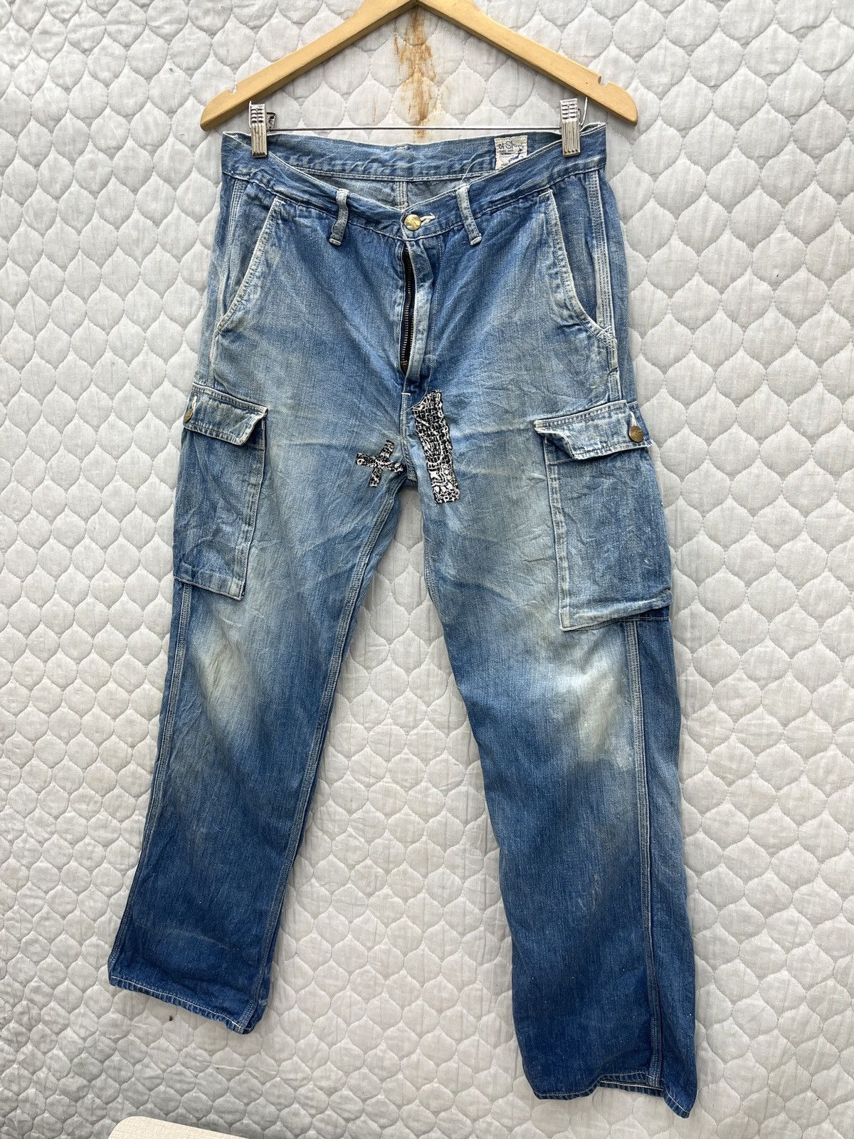 Orslow 🔥🔥🔥ARCHIVE ORSLOW DENIM CARGO Size US 31 - 3 Thumbnail
