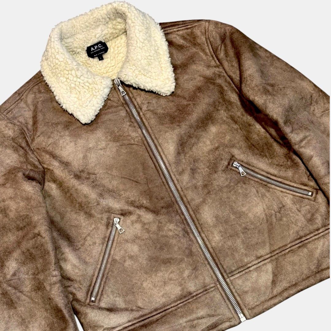 A.P.C. A.P.C. Rue Madame Paris shearling jacket - Fashionella Size US L / EU 52-54 / 3 - 4 Thumbnail