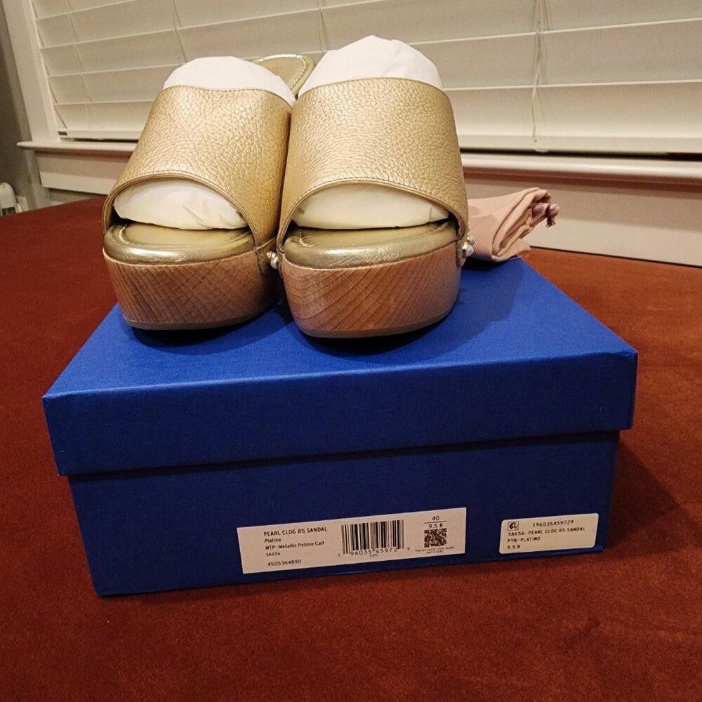 Stuart Weitzman Stuart Weitzman Pearl Clog 85 Sandal Size US 9.5 / IT 39.5 - 2 Thumbnail