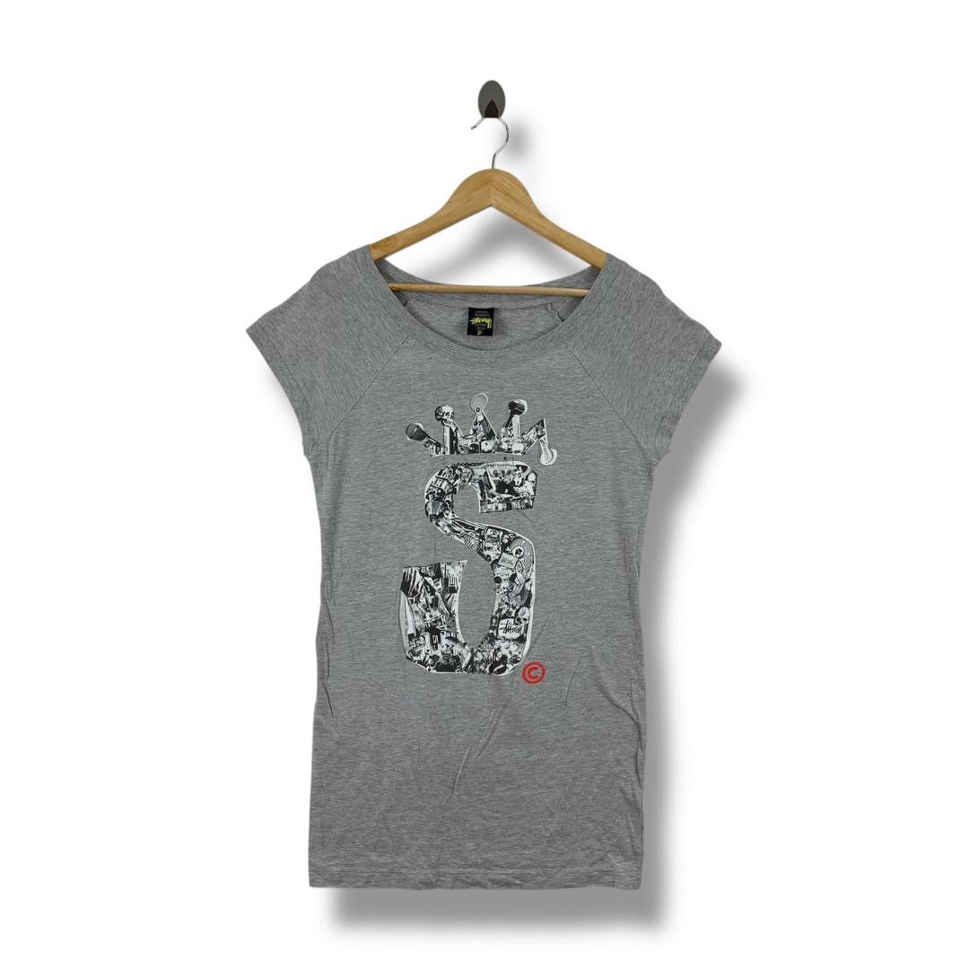 Stussy STUSSY big S crown logo tee Size S / US 4 / IT 40 - 1 Thumbnail