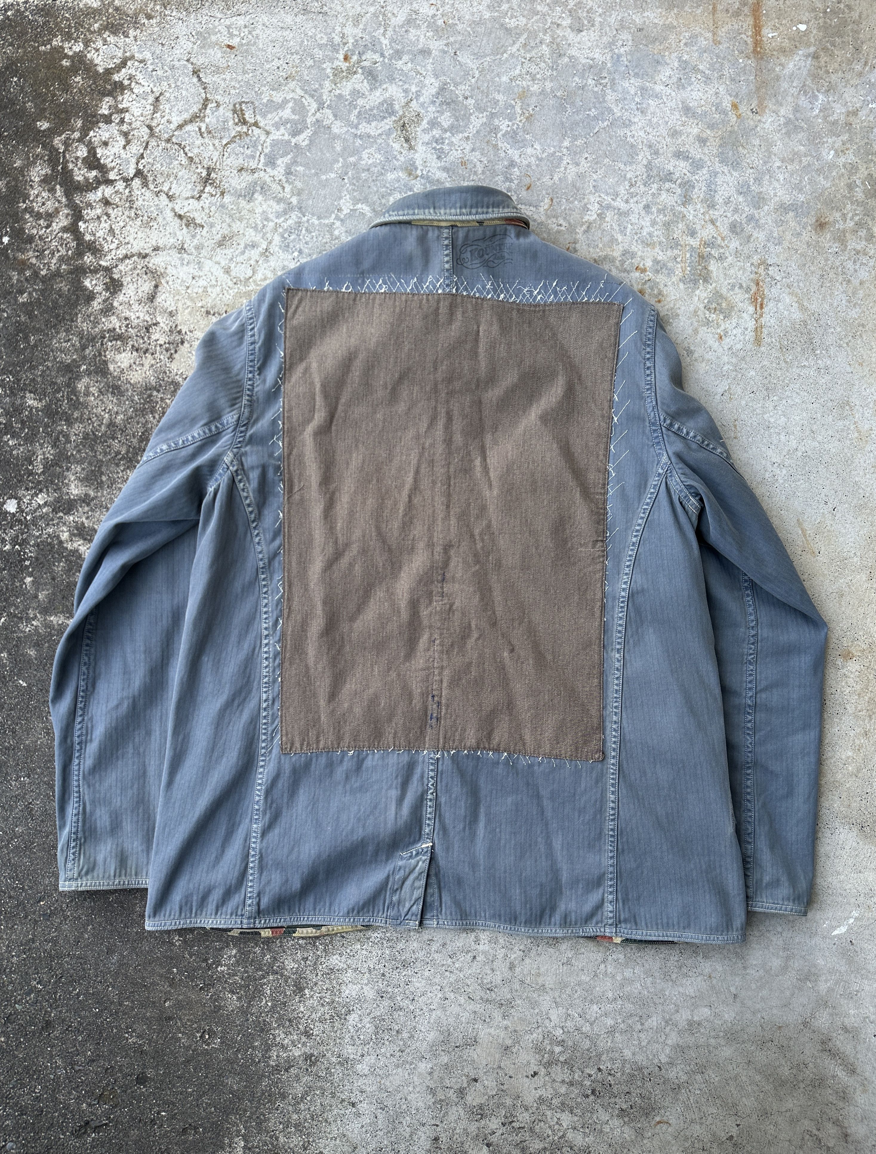 Kapital Kountry HBT Boro Union Jack Flag Field Duck Camo Chore Coat Size US L / EU 52-54 / 3 - 2 Thumbnail