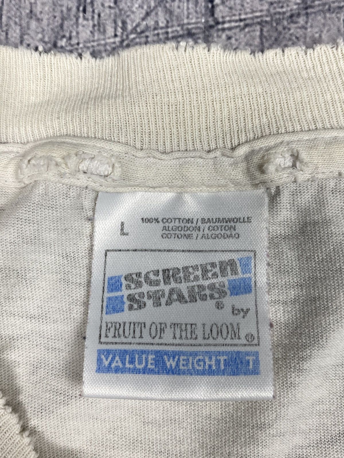 Fruit Of The Loom Vtg 1997 Bart Simpson Screen Stars Extreme Distressed Tee Size US L / EU 52-54 / 3 - 23 Thumbnail