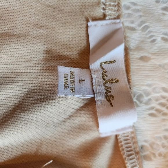 Lulus Lulu's White Laced Lined Maxi Sz. L Dress Event Wedding Size L / US 10 / IT 46 - 8 Thumbnail
