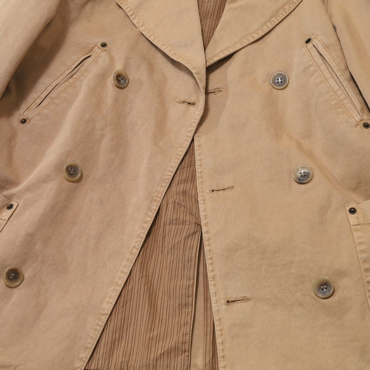 Dolce & Gabbana Dolce Gabbana Denim Double Breasted Coat Jacket Safari Size US XXL / EU 58 / 5 - 19 Thumbnail
