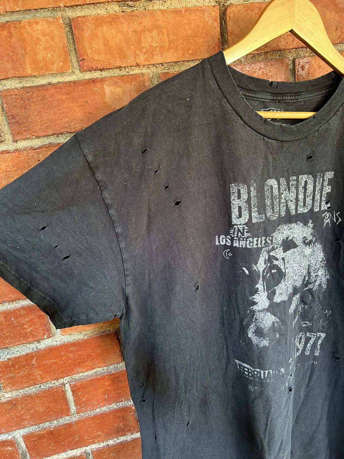 Band Tees 💥 BLONDIE DISTRESSED TEES Size US XL / EU 56 / 4 - 7 Thumbnail