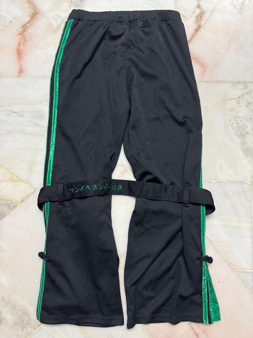 Needles RARE 90s GROWING PAINS STRAP FLARE TRACK PANTS MADE IN JAPAN Size US 29 - 11 Thumbnail