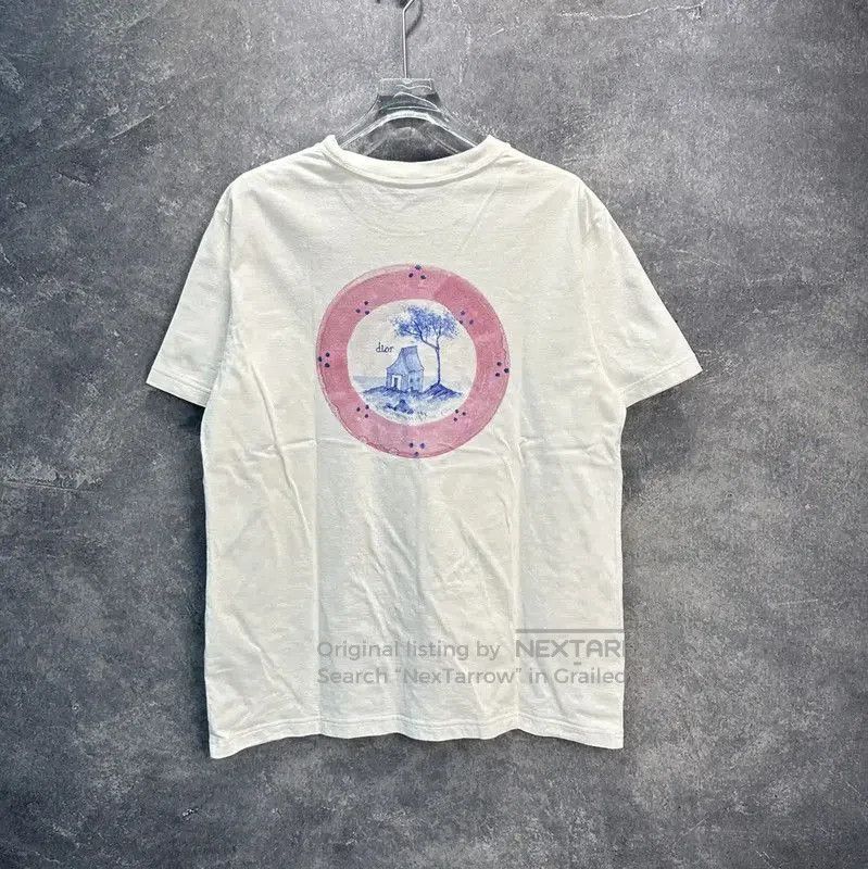 Dior Dior White Cotton Men's T-Shirt . Size US L / EU 52-54 / 3 - 2 Thumbnail