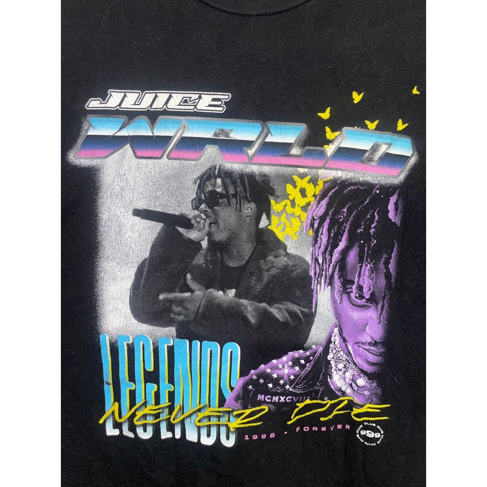 999 Club Juice Wrld Shirt Legends Never Die Music Rap Rapper Tee XL Size US XL / EU 56 / 4 - 2 Thumbnail