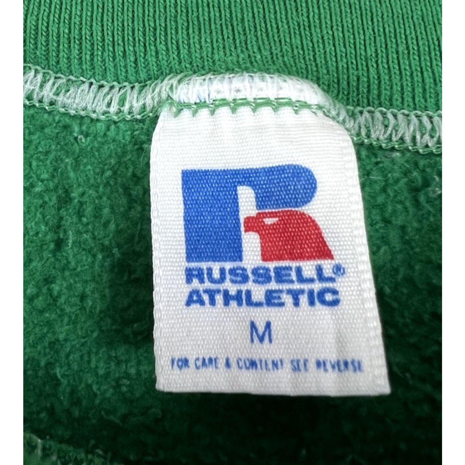 Vintage VINTAGE Russell Sweatshirt Pullover University 80s St. Pats St. Patricks Day Green Cotton Blend Size M Unisex Adults Burger? Size US M / EU 48-50 / 2 - 5 Thumbnail
