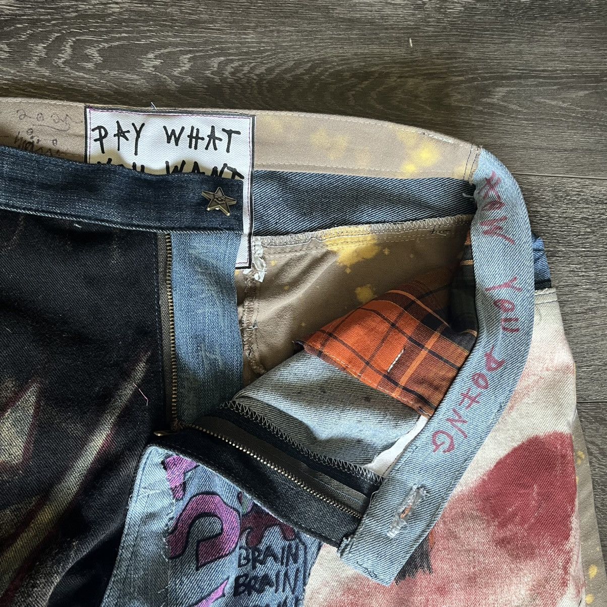 Asspizza Asspizza PWYW Pay What You Want Denim Jeans Patchwork Custom Size US 38 / EU 54 - 16 Thumbnail