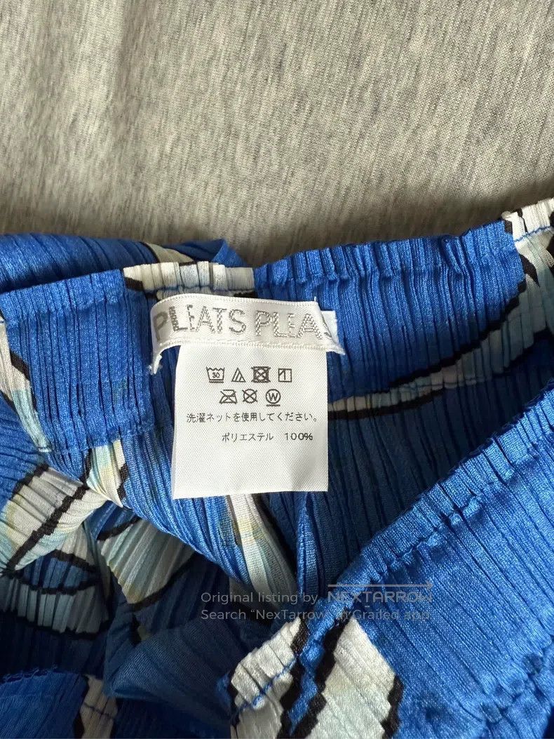 Issey Miyake Issey Miyake Blue Pants Size 26" / US 2 / IT 38 - 4 Thumbnail