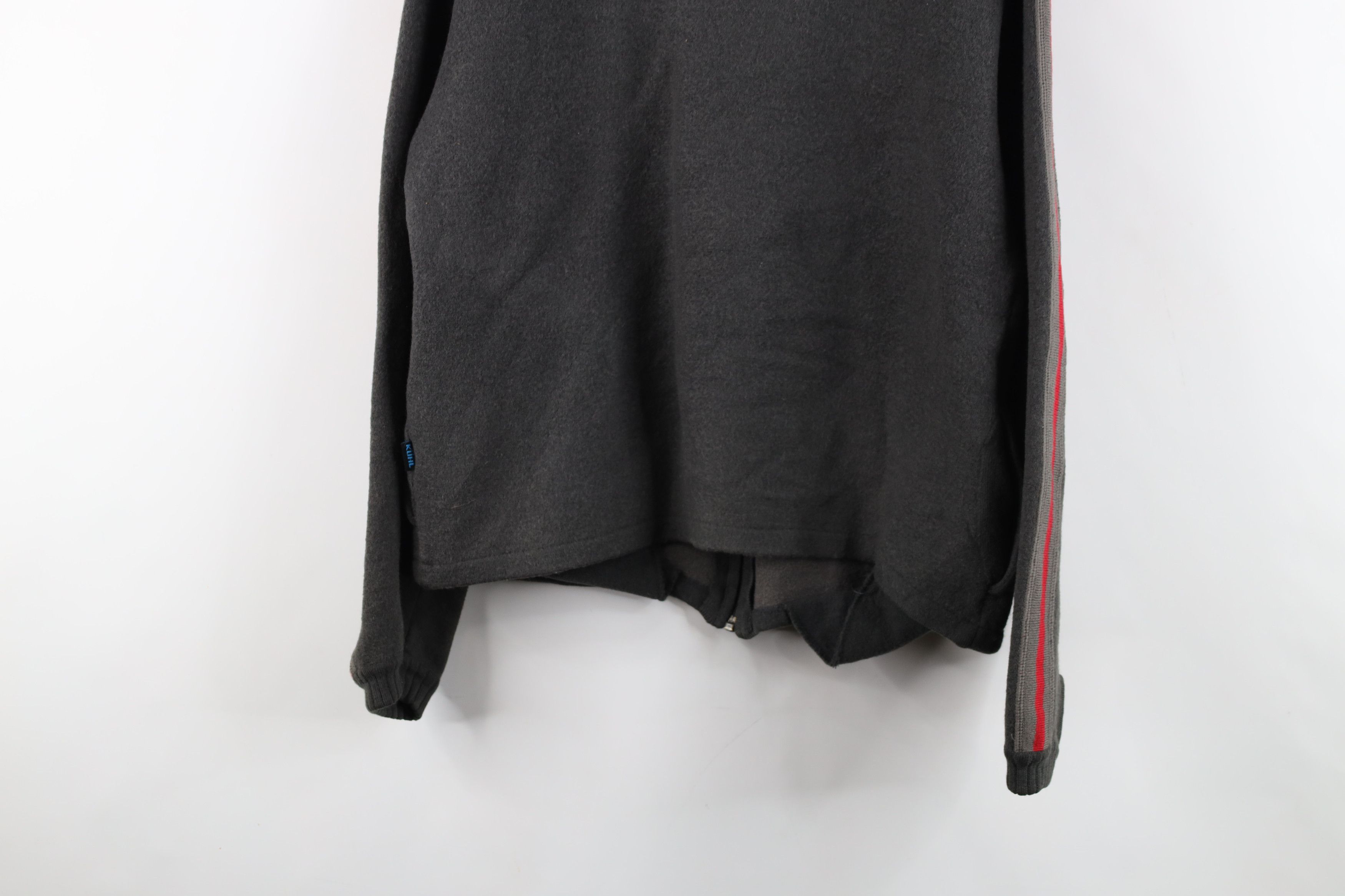Kuhl × Vintage Kuhl Mountain Striped Merino Wool Full Zip Jacket Gray Size US M / EU 48-50 / 2 - 16 Thumbnail