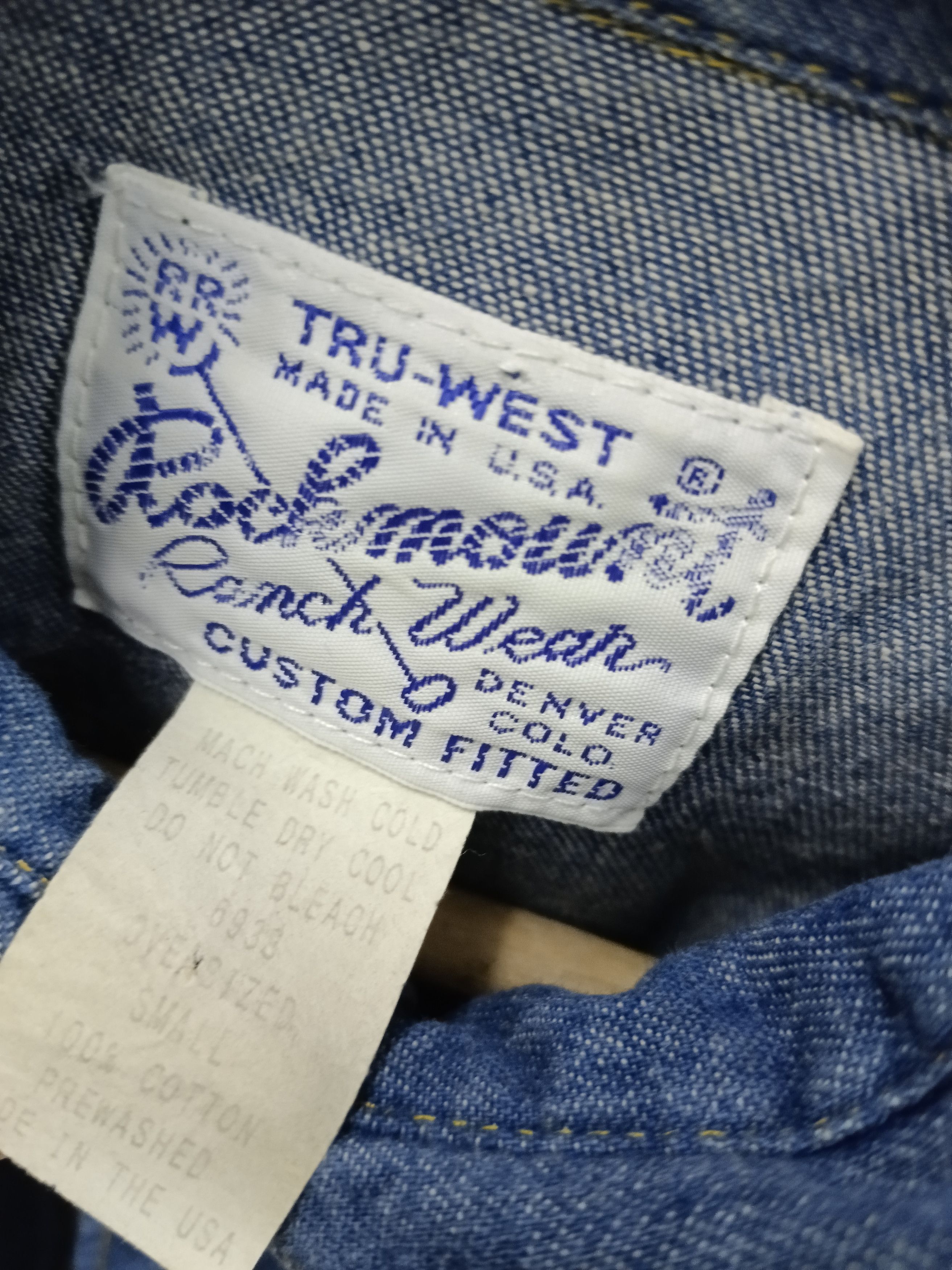 Rockmount Ranch Wear Vintage Rockmount Denim Western - Oversized S Size US S / EU 44-46 / 1 - 4 Thumbnail