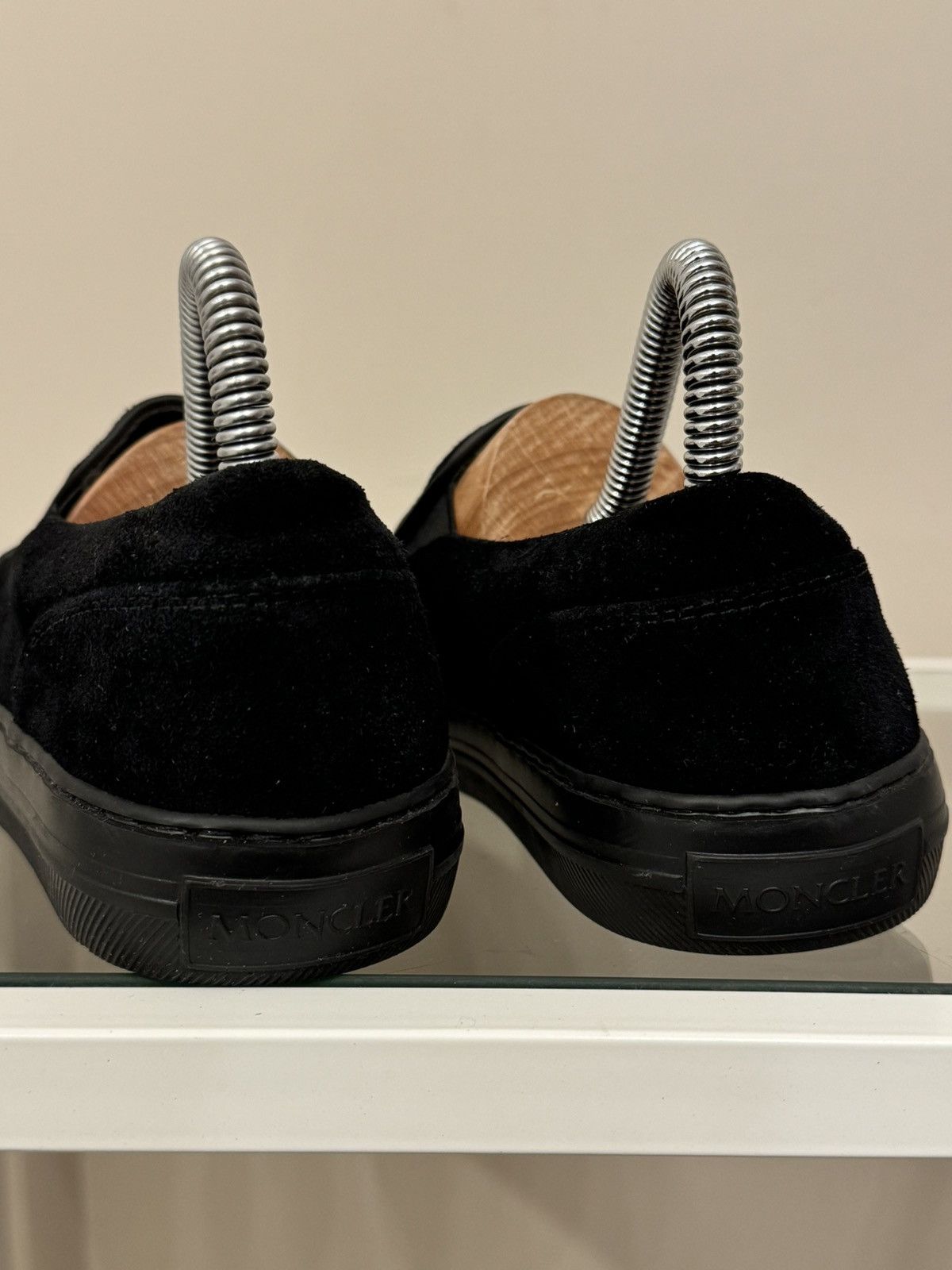 Designer × Moncler Moncler suede leather slip on sneakers never worn shoes Size US 5 / IT 35 - 5 Thumbnail