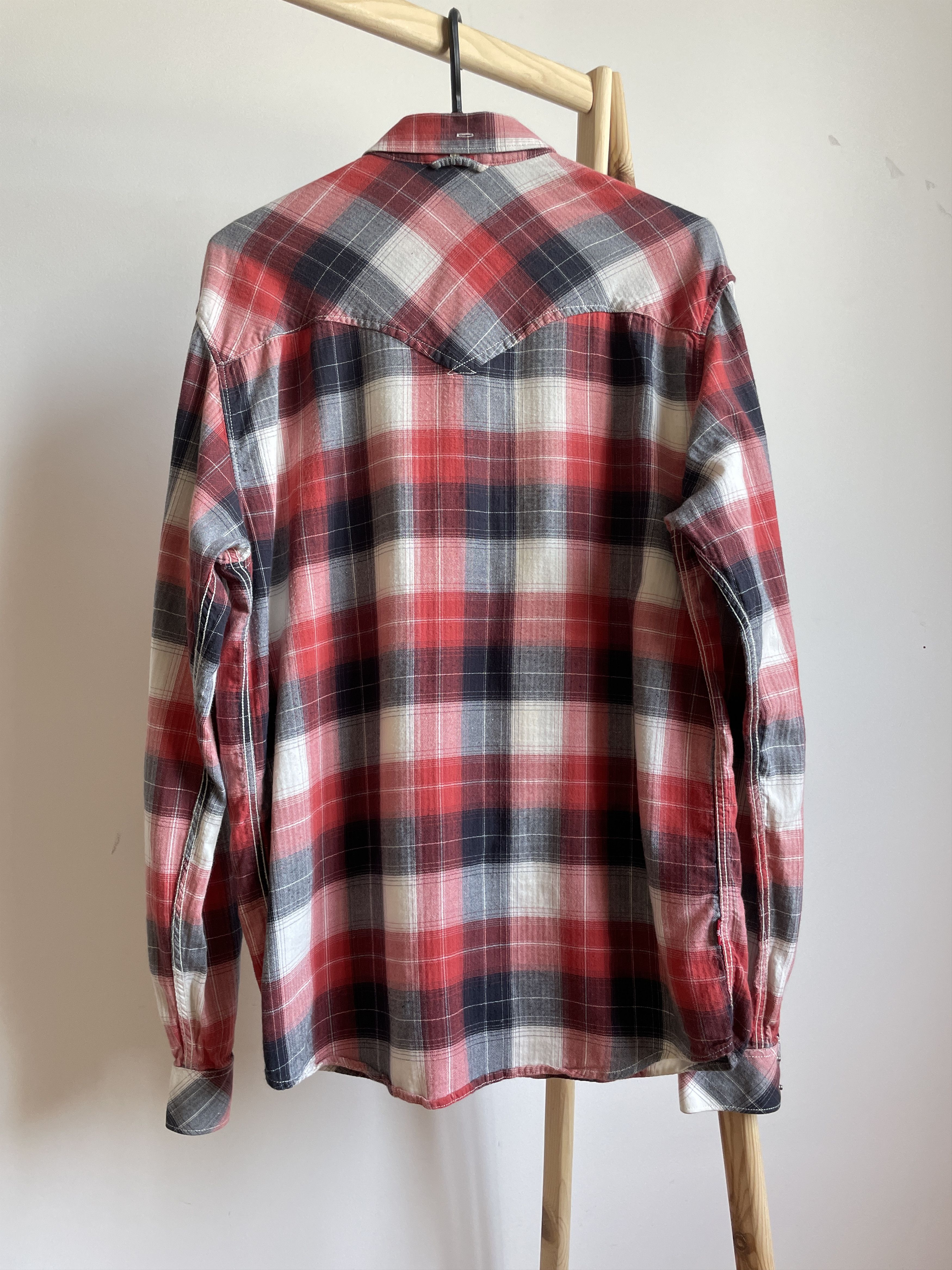 Levi's Levi's Vintage Checkered Snap Button Western Shirt Size M Size US M / EU 48-50 / 2 - 2 Thumbnail