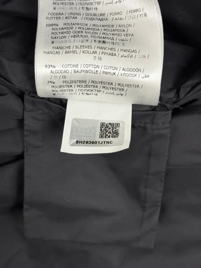 Moncler Moncler Black Flowers Embroidered Light Jacket Size US XS / EU 42 / 0 - 12 Thumbnail