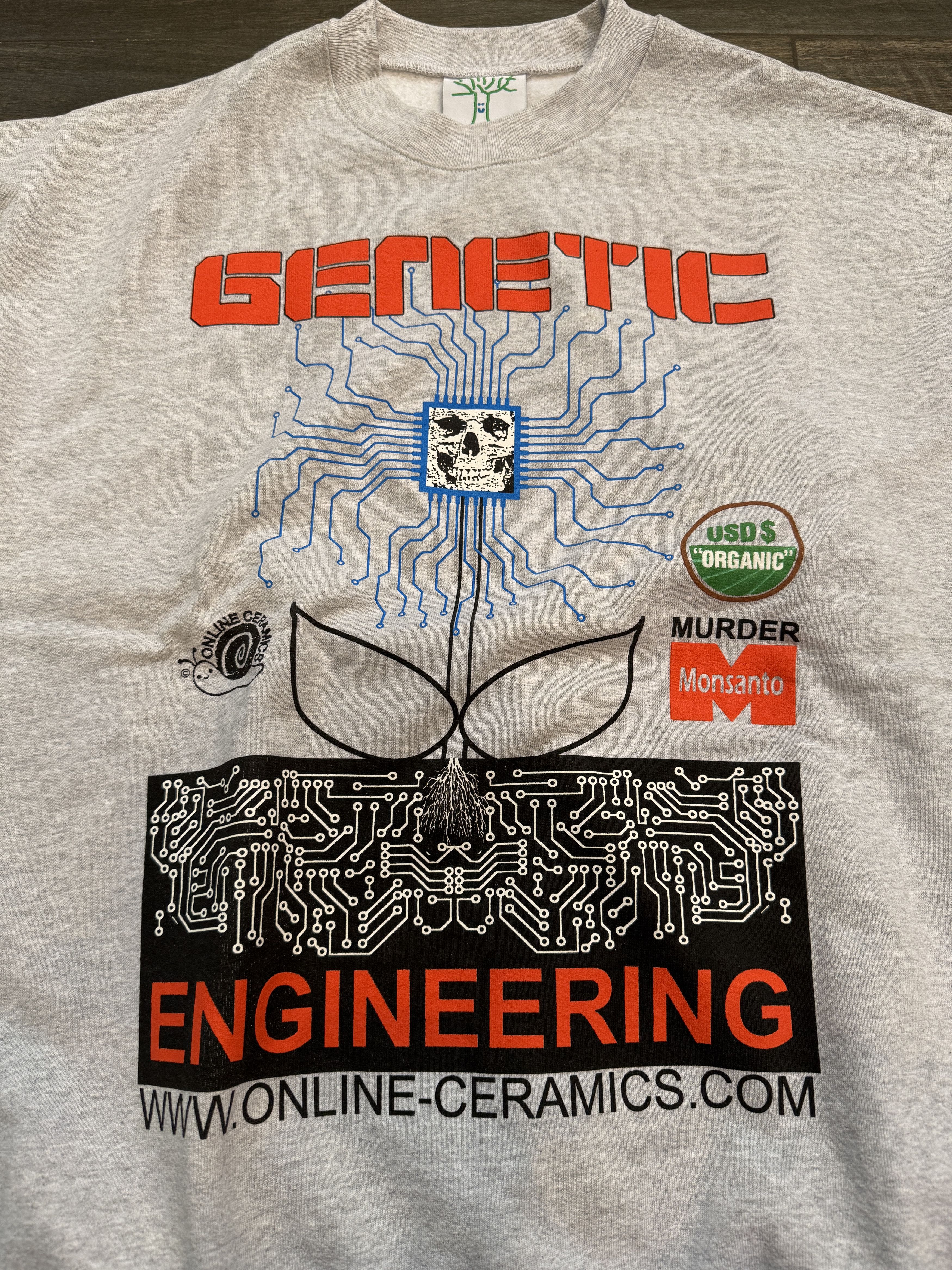 Online Ceramics Online Ceramics Genetic Engineering Crewneck Sweatshirt Gray Size US XL / EU 56 / 4 - 3 Thumbnail