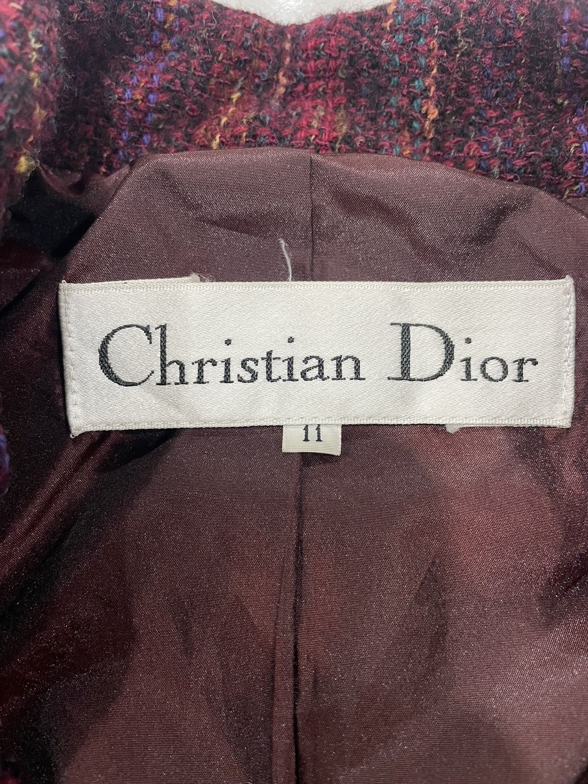 Christian Dior Monsieur Christian Dior Wool Blazer Jacket Size M / US 6-8 / IT 42-44 - 4 Thumbnail
