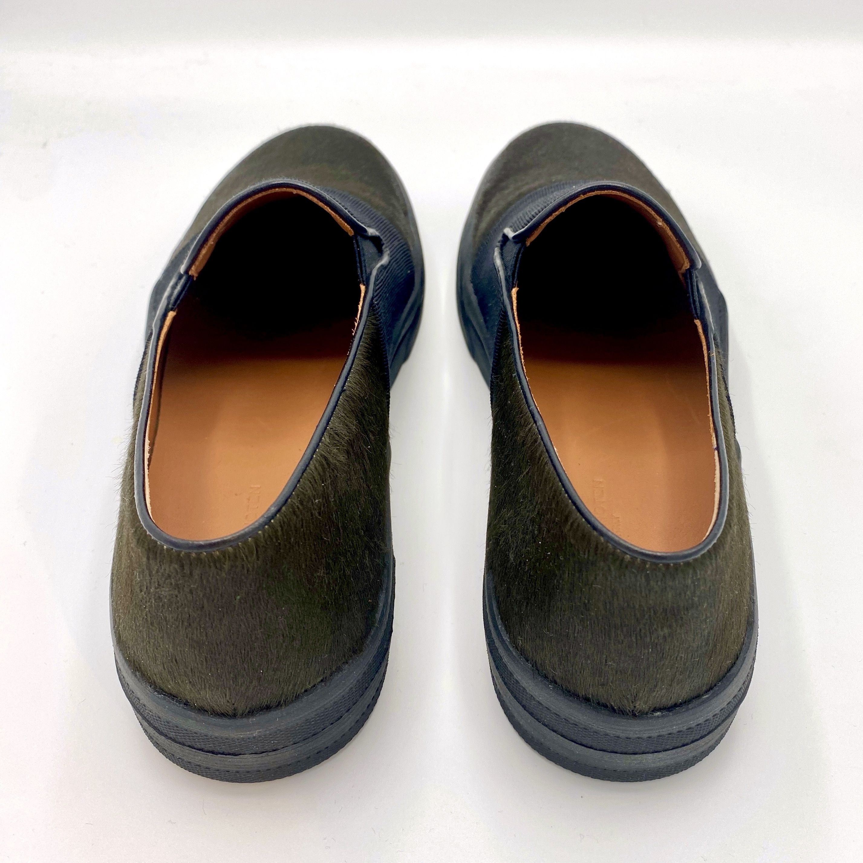 Dries Van Noten Dries Van Noten Slip Ons cowhide Green/Black EU40 Size US 10 / IT 40 - 5 Thumbnail