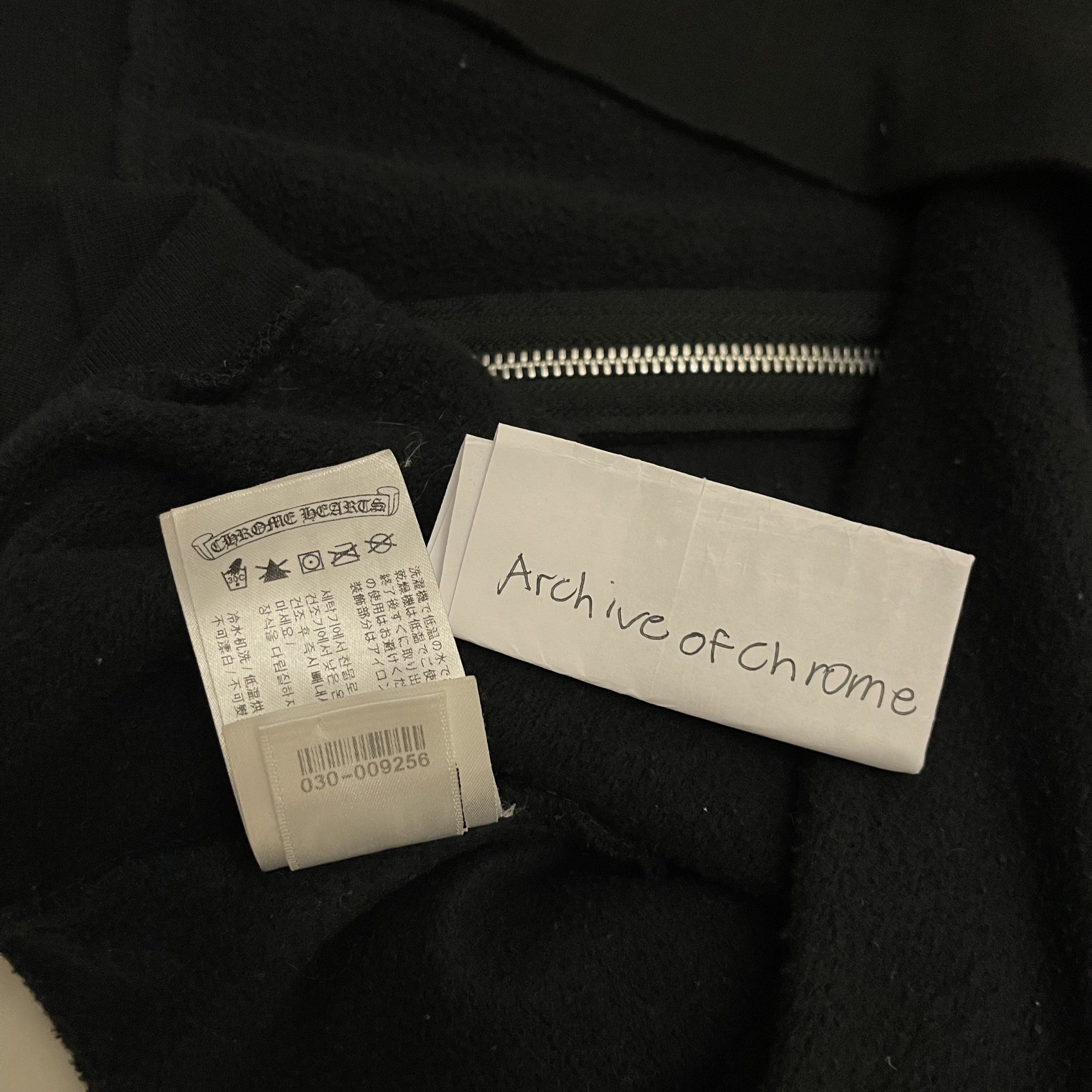 Chrome Hearts Chrome Hearts Eye Chart Dagger Zip Up Hoodie Size US L / EU 52-54 / 3 - 9 Thumbnail