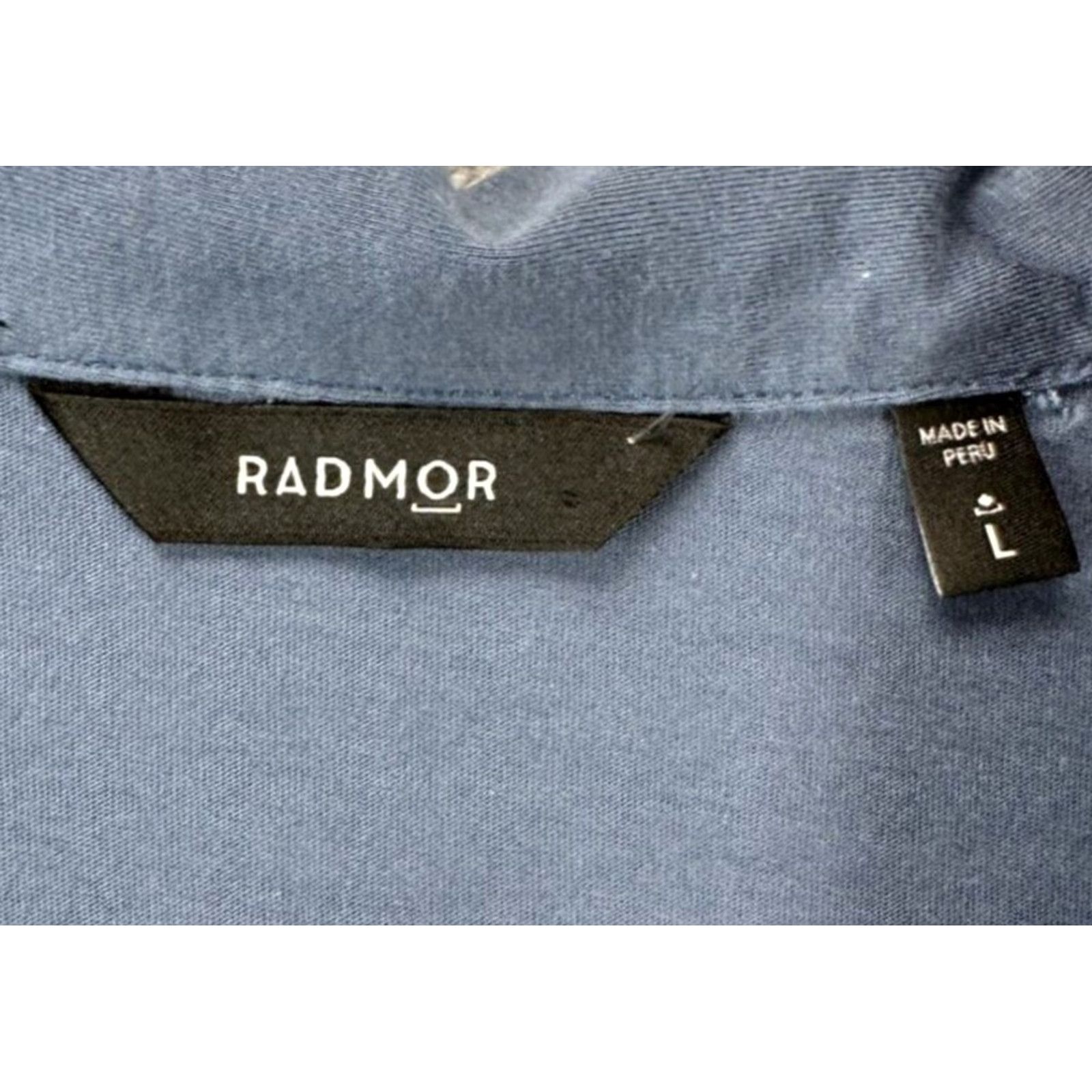 Vintage Radmor Crosby Reverb Polo Shirt Adult Large Blue Red 100% Pima Cotton Logo Casual Outdoor Rugby Mens NEW Size US L / EU 52-54 / 3 - 5 Thumbnail