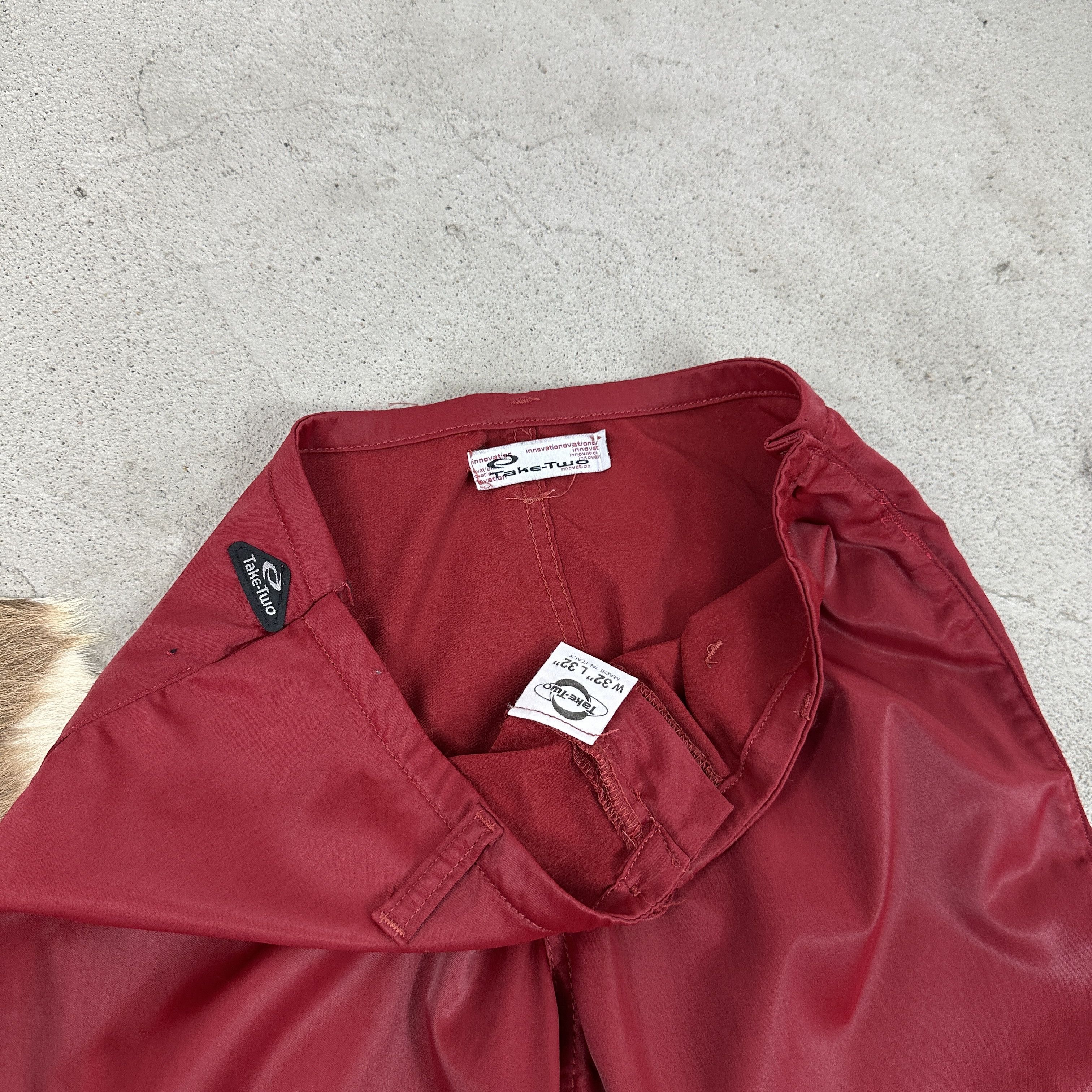 Vintage Vintage Avant Garde Preppy Flared Take Two Pants 00s Size 28" / US 6 / IT 42 - 4 Thumbnail