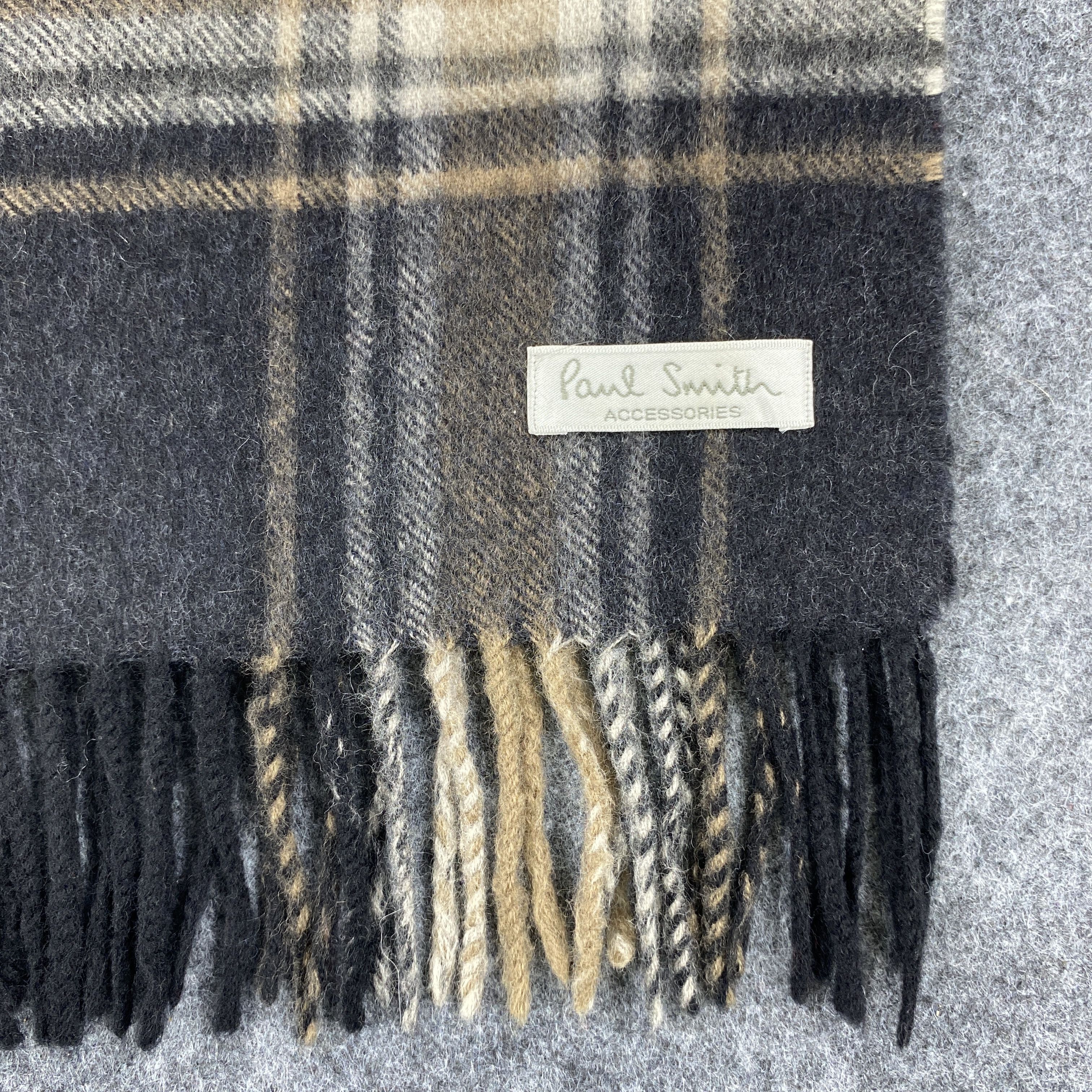 Paul Smith × Vintage Paul Smith Plus Scarf # Muffler # Neckwear # D685 Size ONE SIZE - 3 Thumbnail