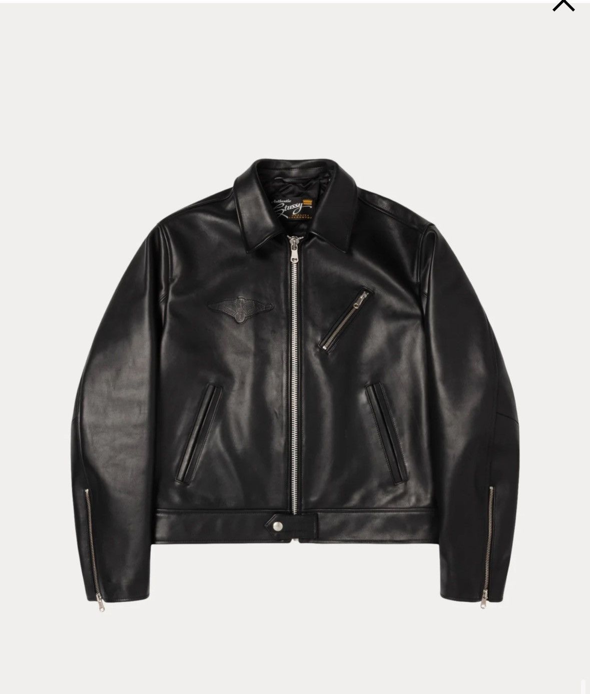 Stussy Stussy Leather Flight Jacket Size S Brand new | Grailed