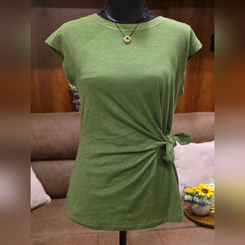Walmart Green Short Sleeve Top Women's Elegant Size XS / US 0-2 / IT 36-38 - 1 Thumbnail