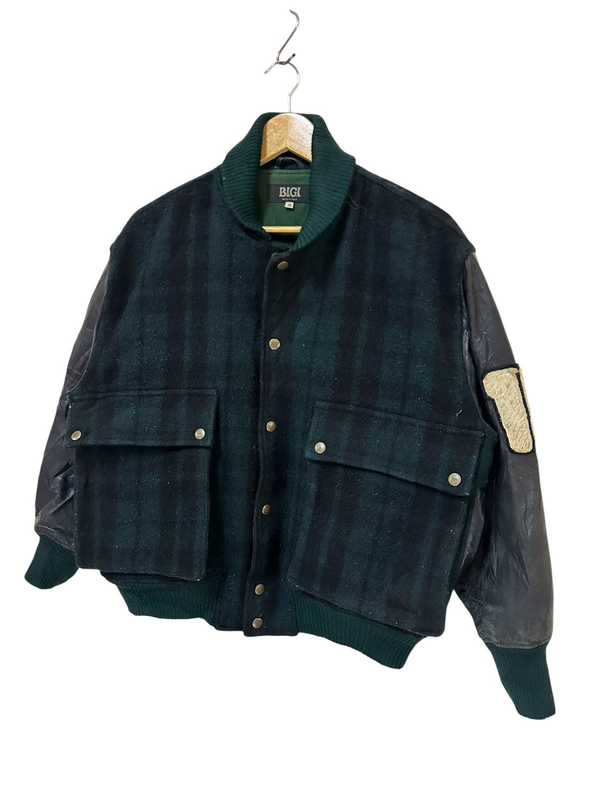 BIGI Vintage Bigi Anniversary Varsity Jacket Wool Plaid Jacket Size US M / EU 48-50 / 2 - 3 Thumbnail