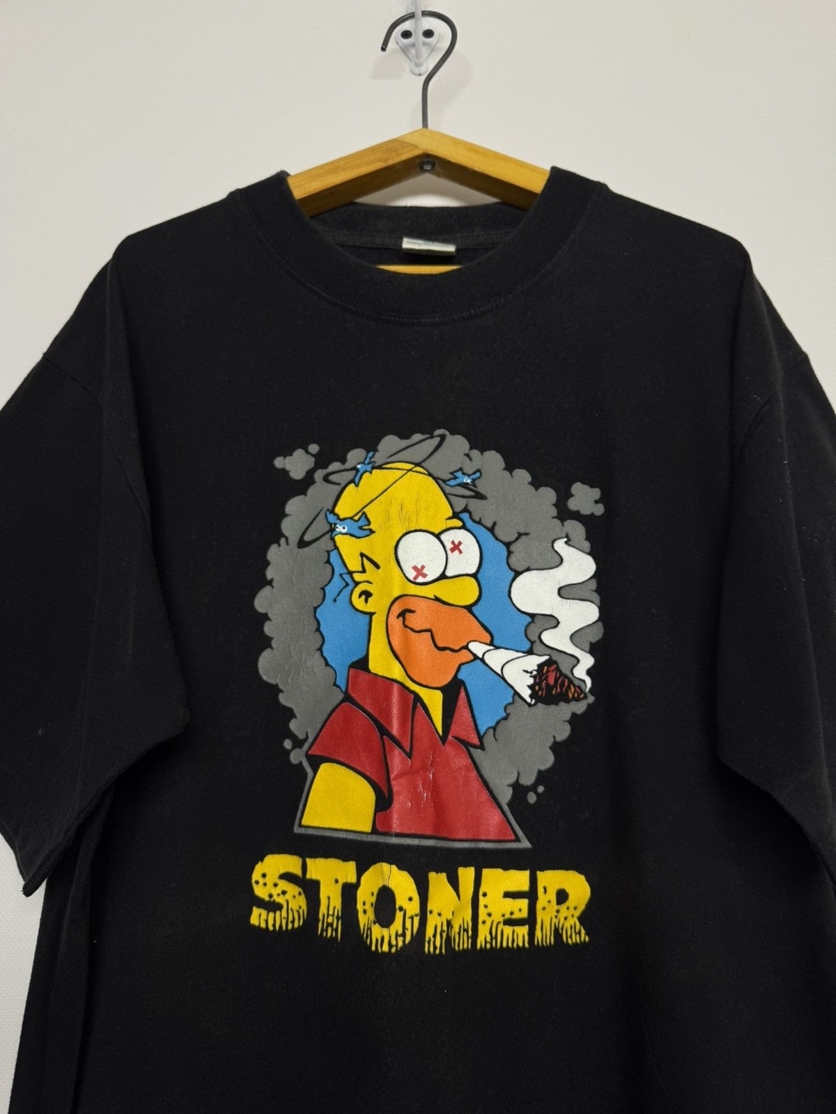 The Simpsons Vintage 90s Stoner Homer Simpsons The Simpsons Blunt Tee Size US XL / EU 56 / 4 - 4 Thumbnail