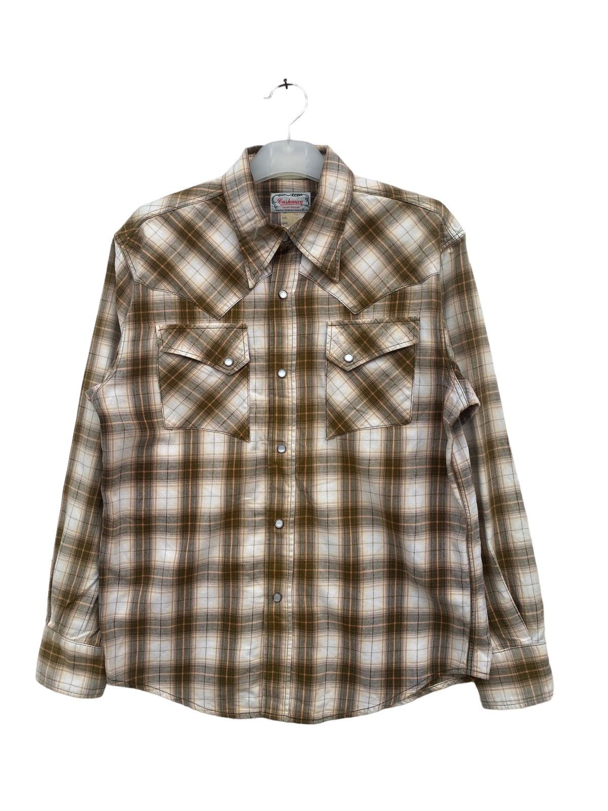 Cushman Cushman Japan Checkered Western Shirt Size US M / EU 48-50 / 2 - 1 Thumbnail