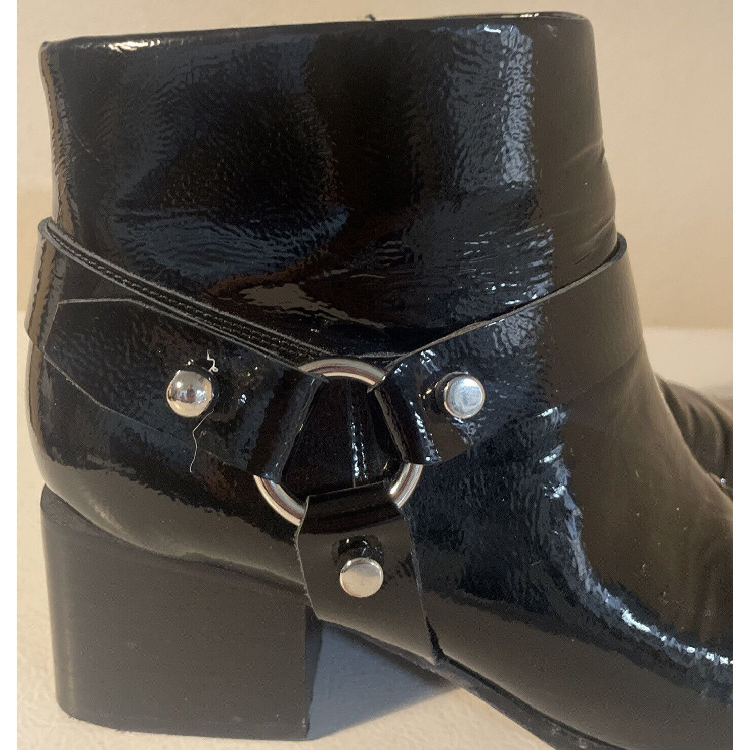 Marc Fisher Marc Fisher LDT Gerod Black Bootie Boots Chunky Heel 11M Size US 11 / IT 41 - 2 Thumbnail