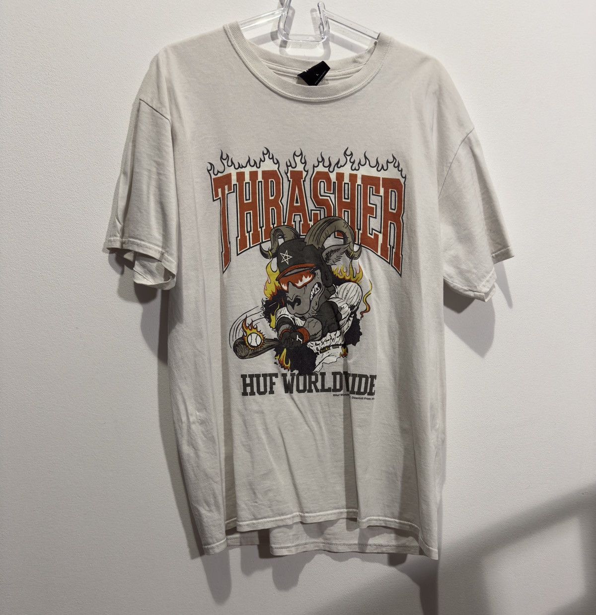 HUF THRASHER ボタン付きシャツ グレー　Lサイズ HUF-KN65M02_BK-1.jpg?v=1571439239