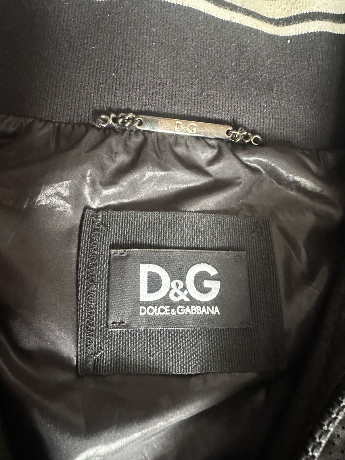 Dolce & Gabbana **RARE** Dolce & Gabbana Black and White Striped Jacket Size US S / EU 44-46 / 1 - 4 Thumbnail