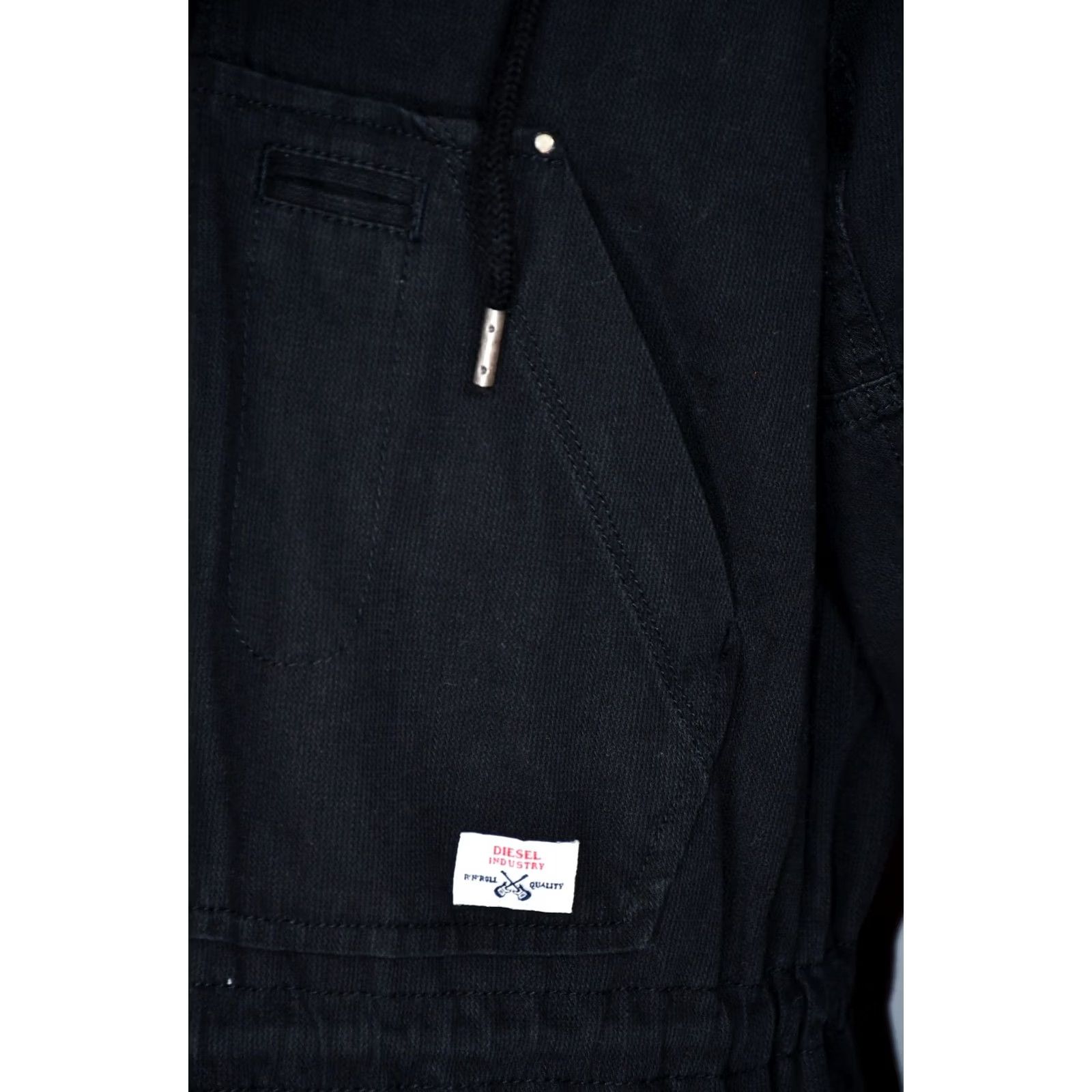 Diesel Diesel Jacket Parka Hooded Men M Black Cotton ZIP Casual Vintage No Size US M / EU 48-50 / 2 - 6 Thumbnail