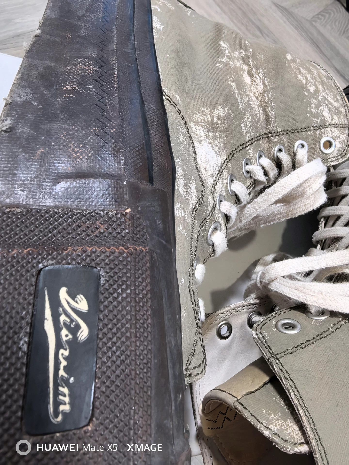 Visvim VISVIM 21SS SKAGWAY HI G.PATTEN Coated Aged厚底 Olive 10.5US Size US 10.5 / EU 43-44 - 2 Thumbnail