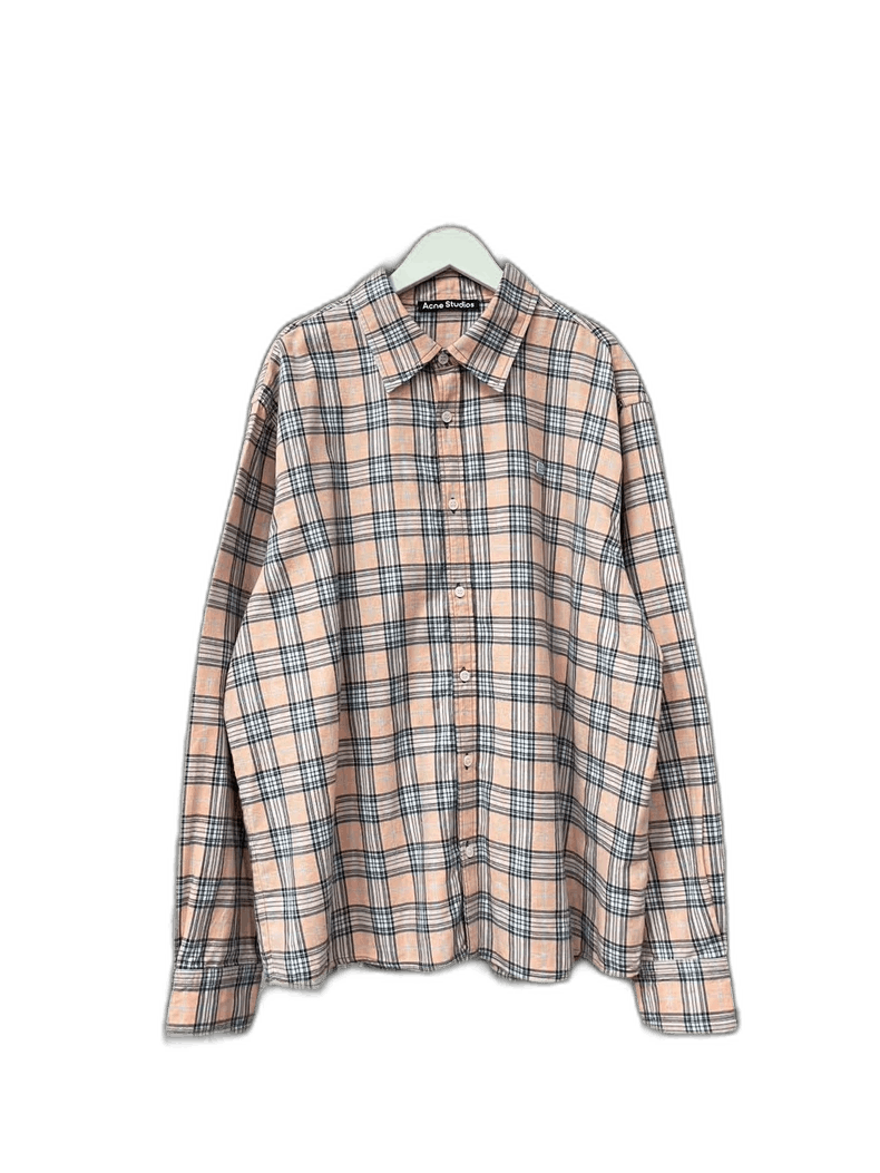 Acne Studios Acne Studios Long Sleeve Plaid Shirt Size US L / EU 52-54 / 3 - 1 Thumbnail