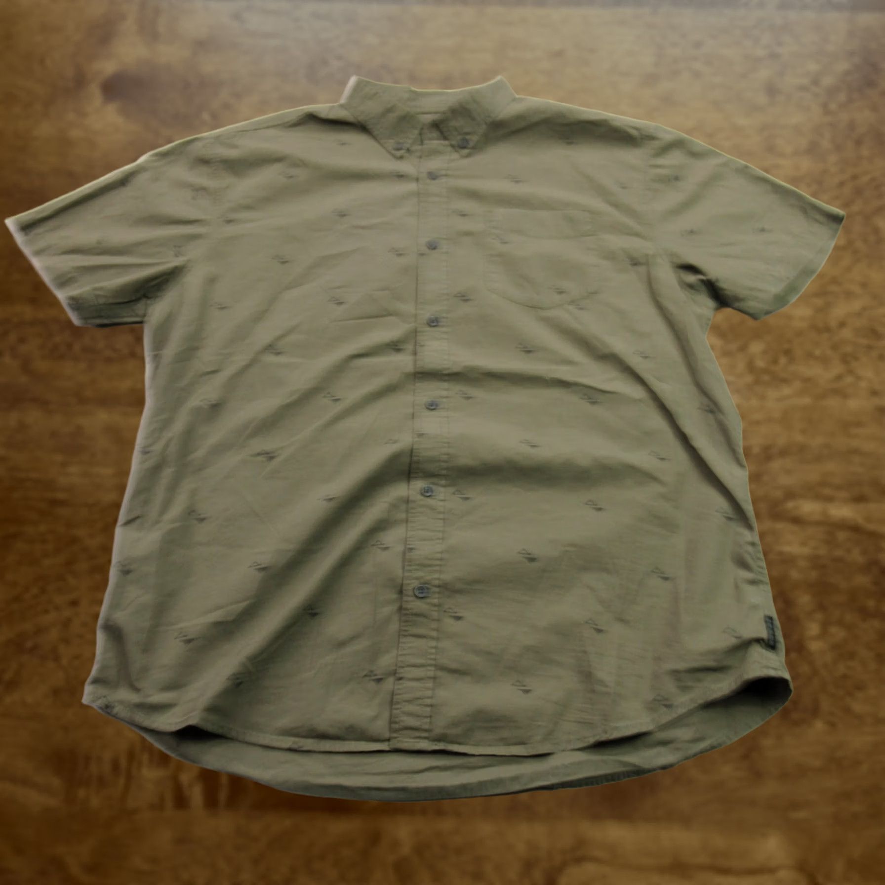 Prana prAna Shirt Mens XL Short Sleeve Button Front Green Lightweight Casual Size US XL / EU 56 / 4 - 1 Thumbnail