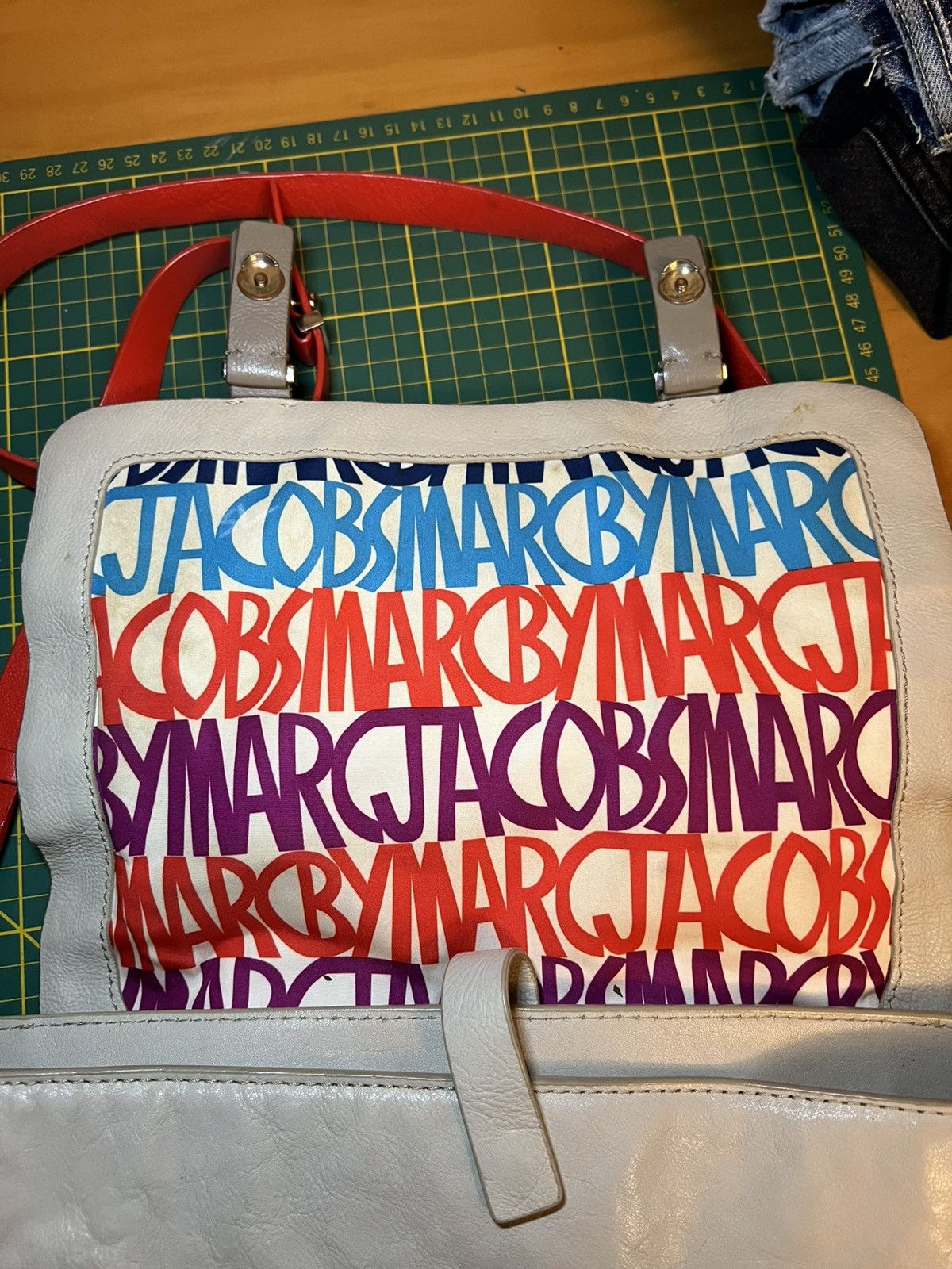 Marc by Marc Jacobs Marc by Marc Jacobs Werdie colour block satchel crossbody Size ONE SIZE - 20 Thumbnail