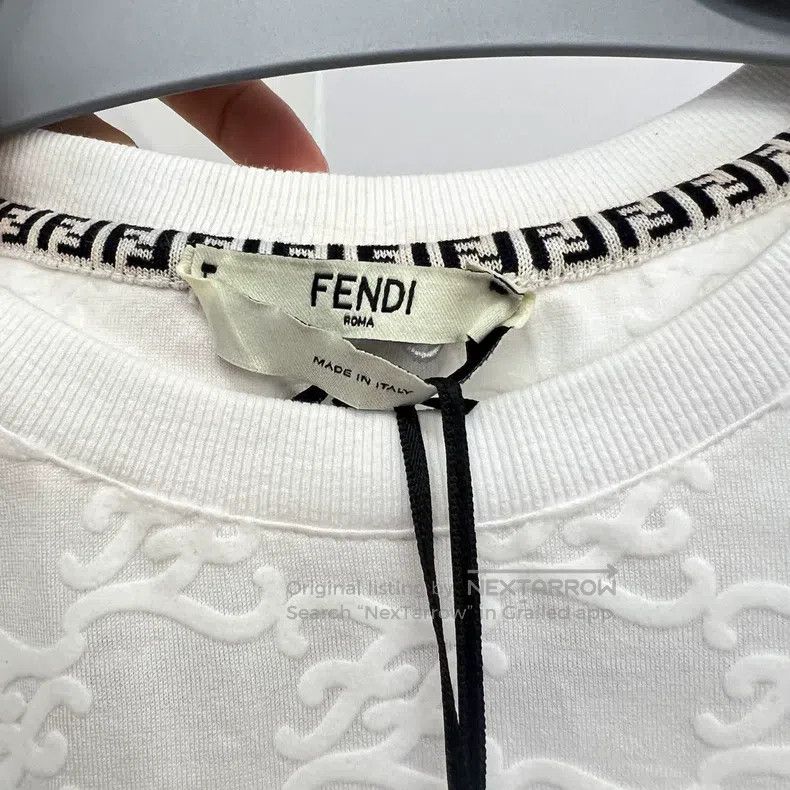 Fendi Fendi Printed Logo Short Sleeve Size XXS / US 00 / IT 34 - 3 Thumbnail