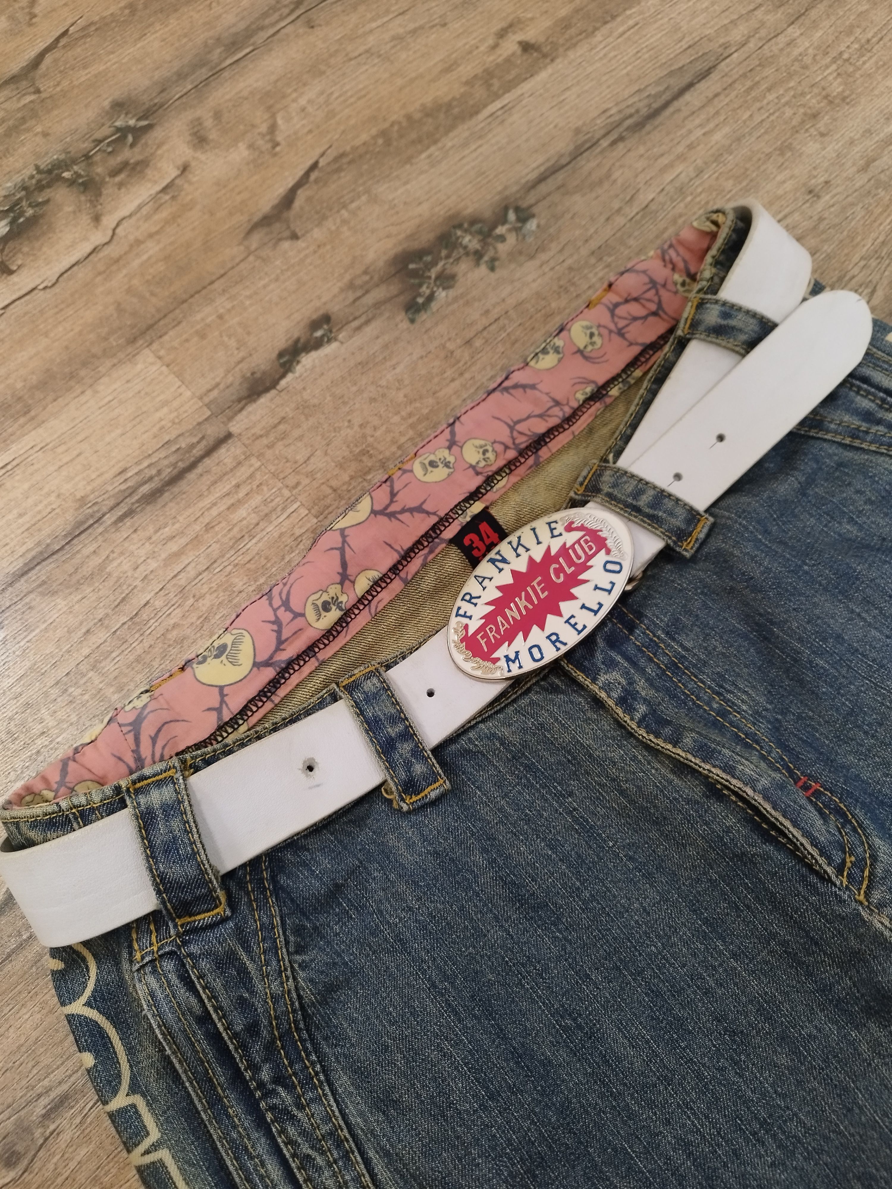 Frankie Morello Vintage Frankie Morello Milan Leather Belt Frankie Club Size ONE SIZE - 1 Thumbnail