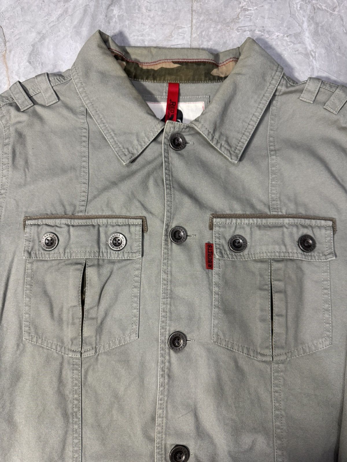 Other Vintage 00s Red Berets Military Jacket L Size US L / EU 52-54 / 3 - 5 Thumbnail